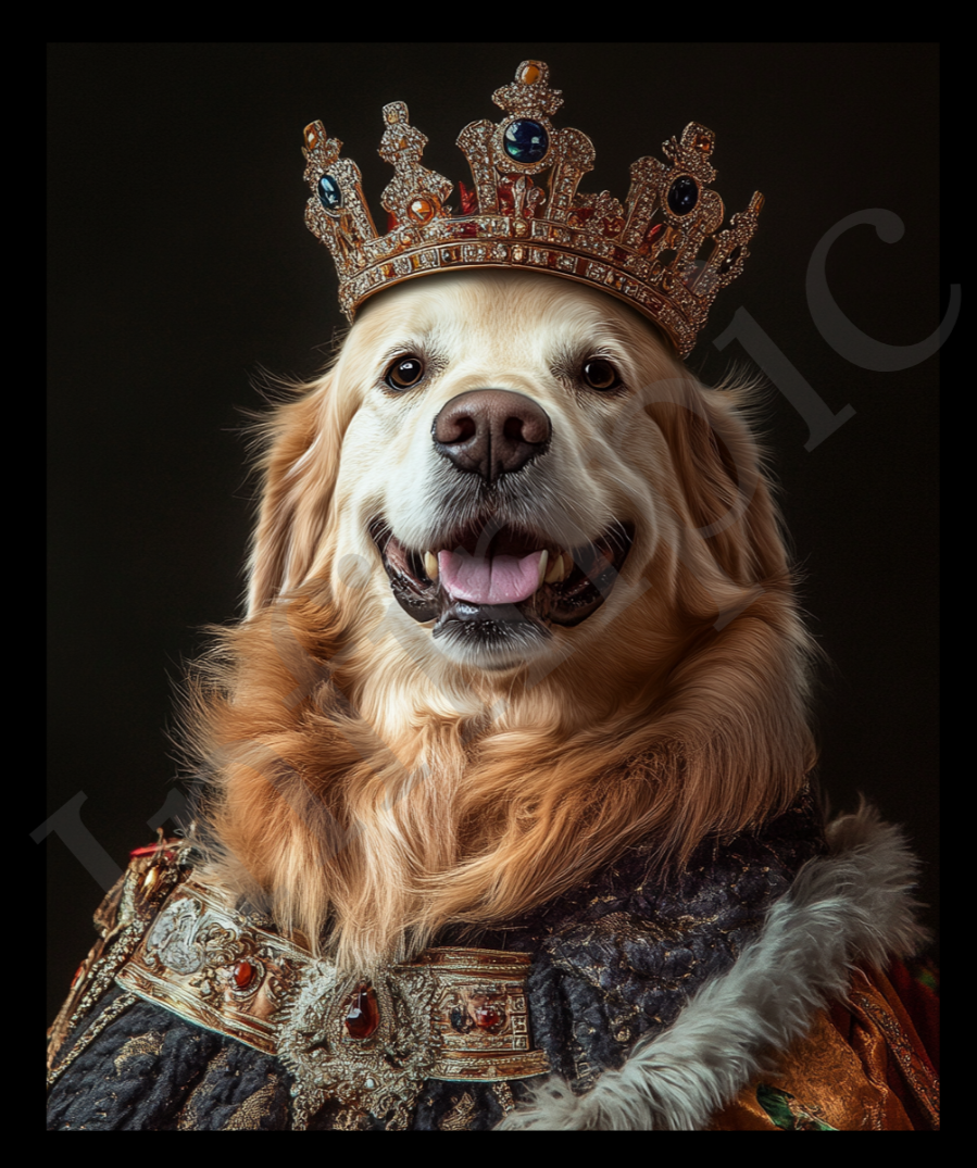 Custom Royal Pet Portrait