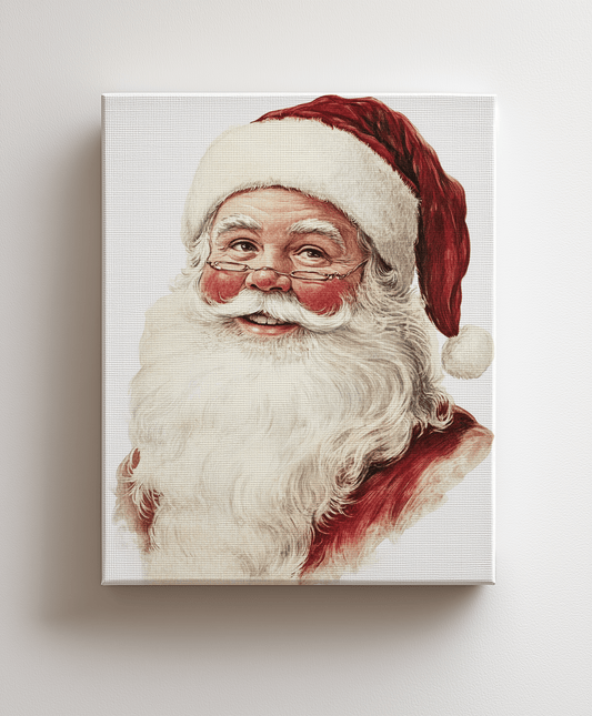 Canvas painting Santa Claus and the Magic of the Holidays