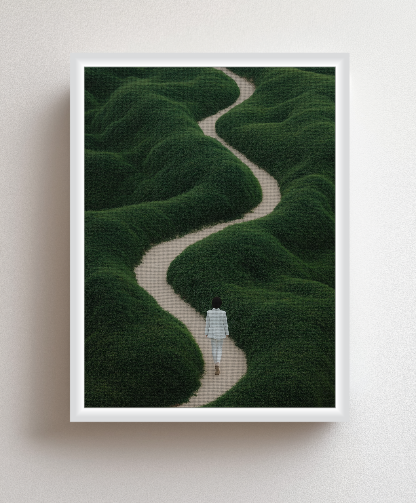 The Road of Loneliness Interactive Canvas Painting