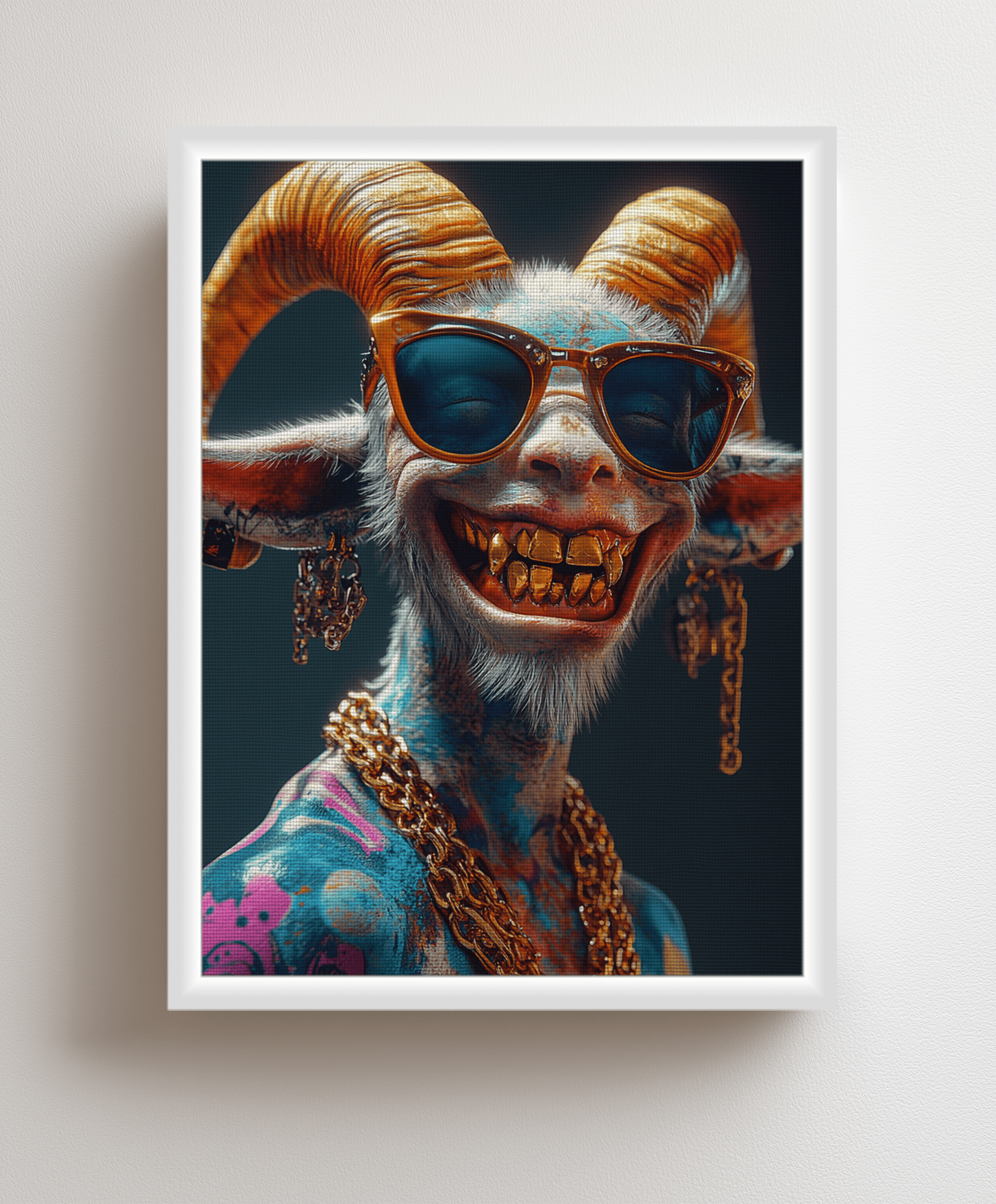 Canvas painting Urban Demon