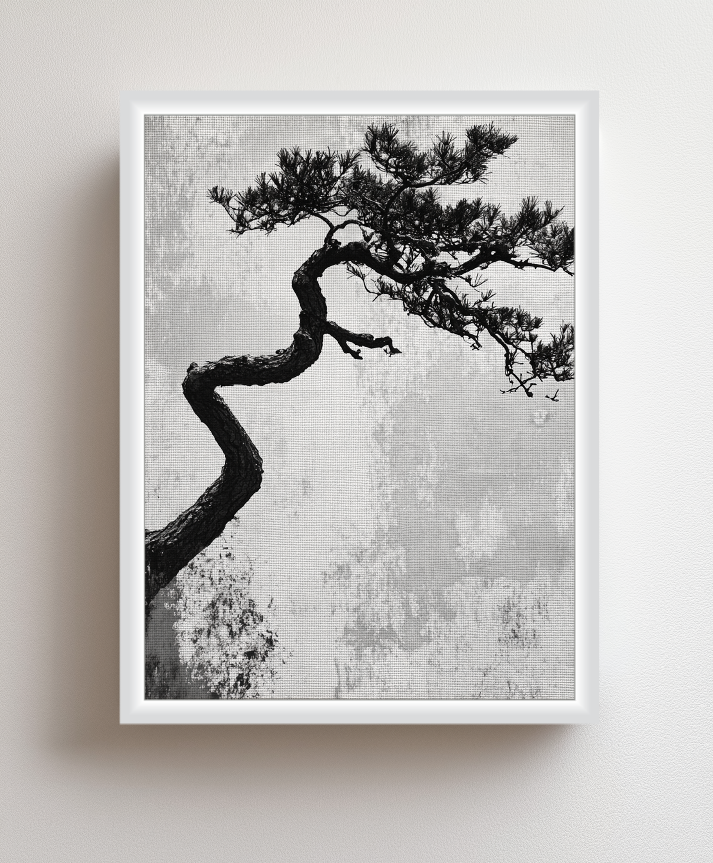 Tree Silhouette canvas painting