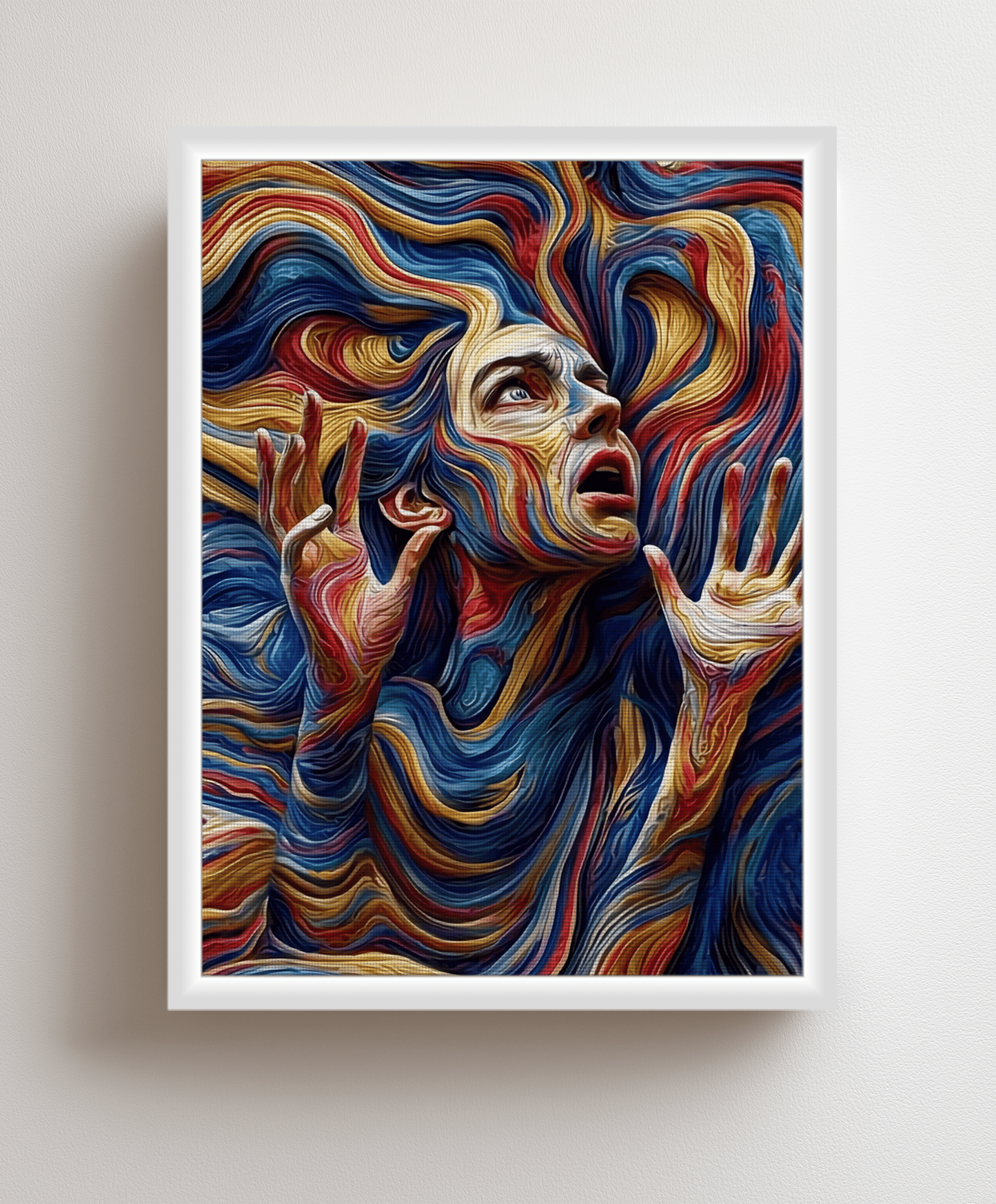 Canvas painting "Flow of Emotions"