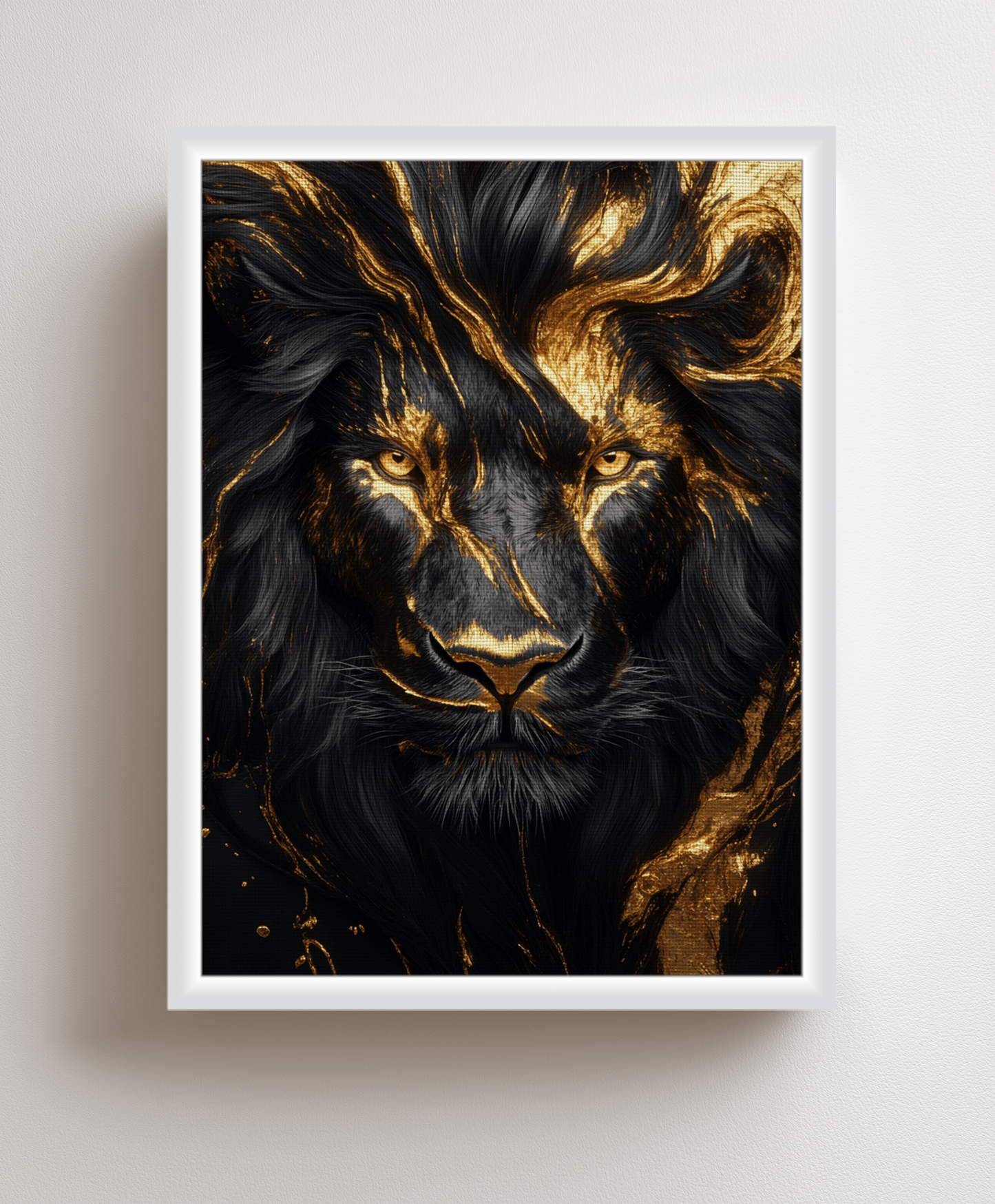 Canvas painting The Power of the Golden King