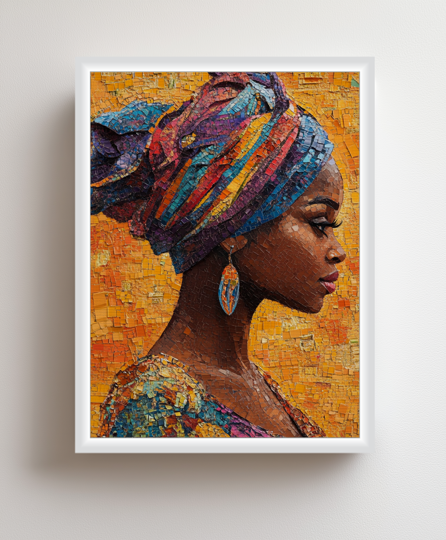 Queen of the Mosaic canvas painting