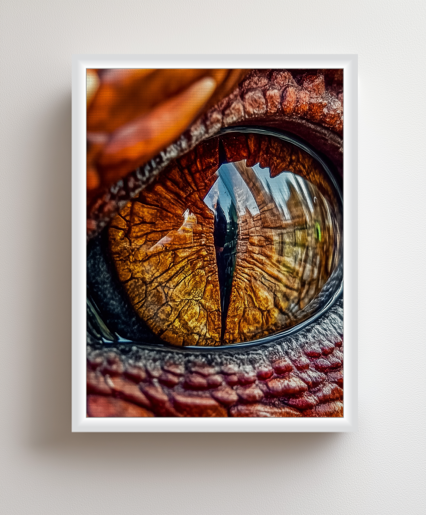 Gaze of the Dragon canvas painting