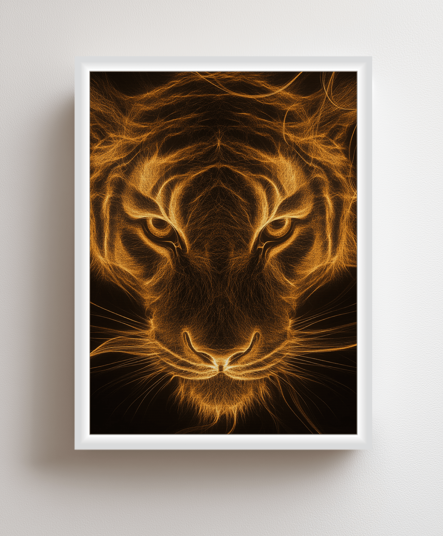 Canvas painting The Bright Gaze of the Tiger