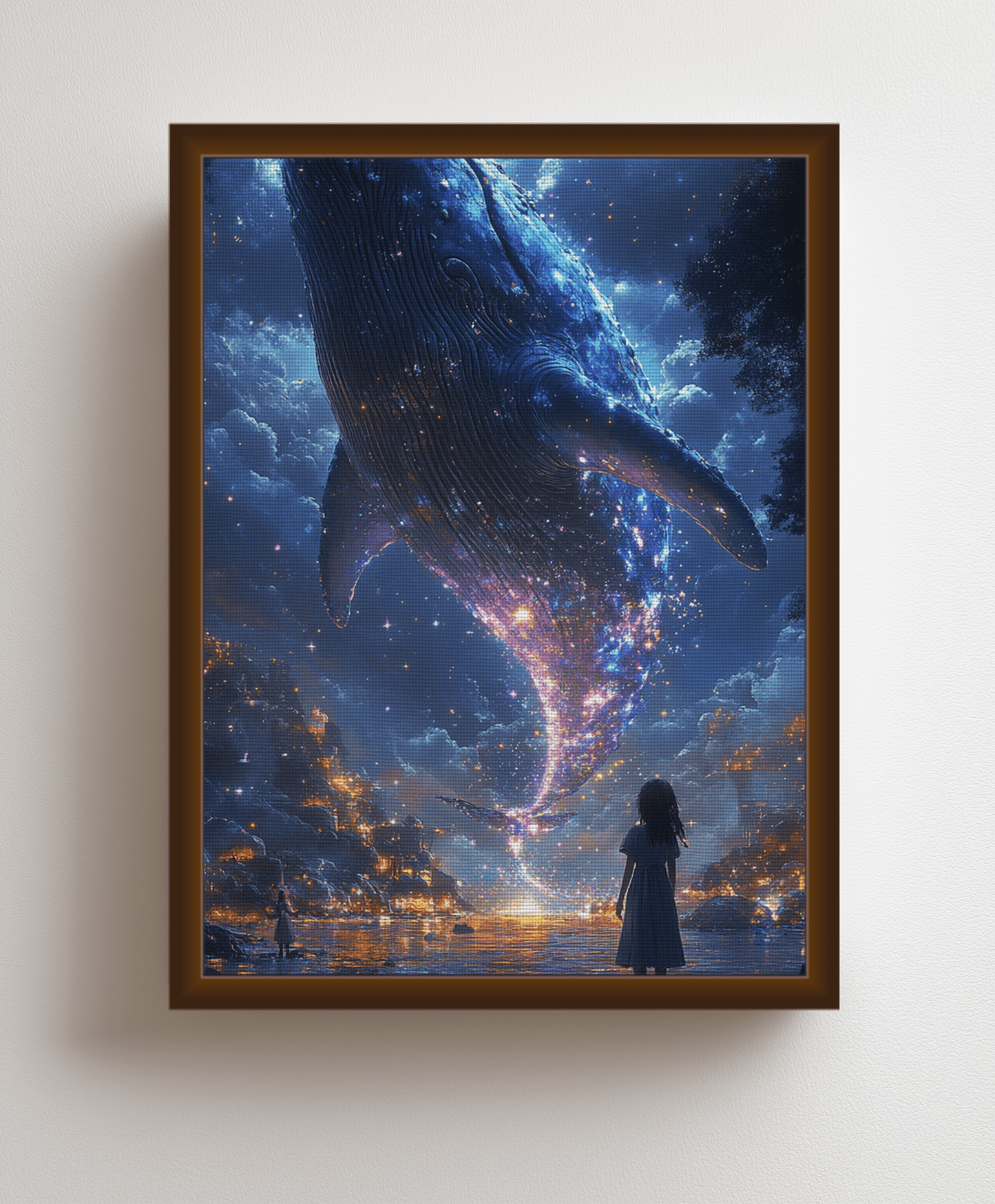 Canvas painting The Whale in the Heavenly Realm