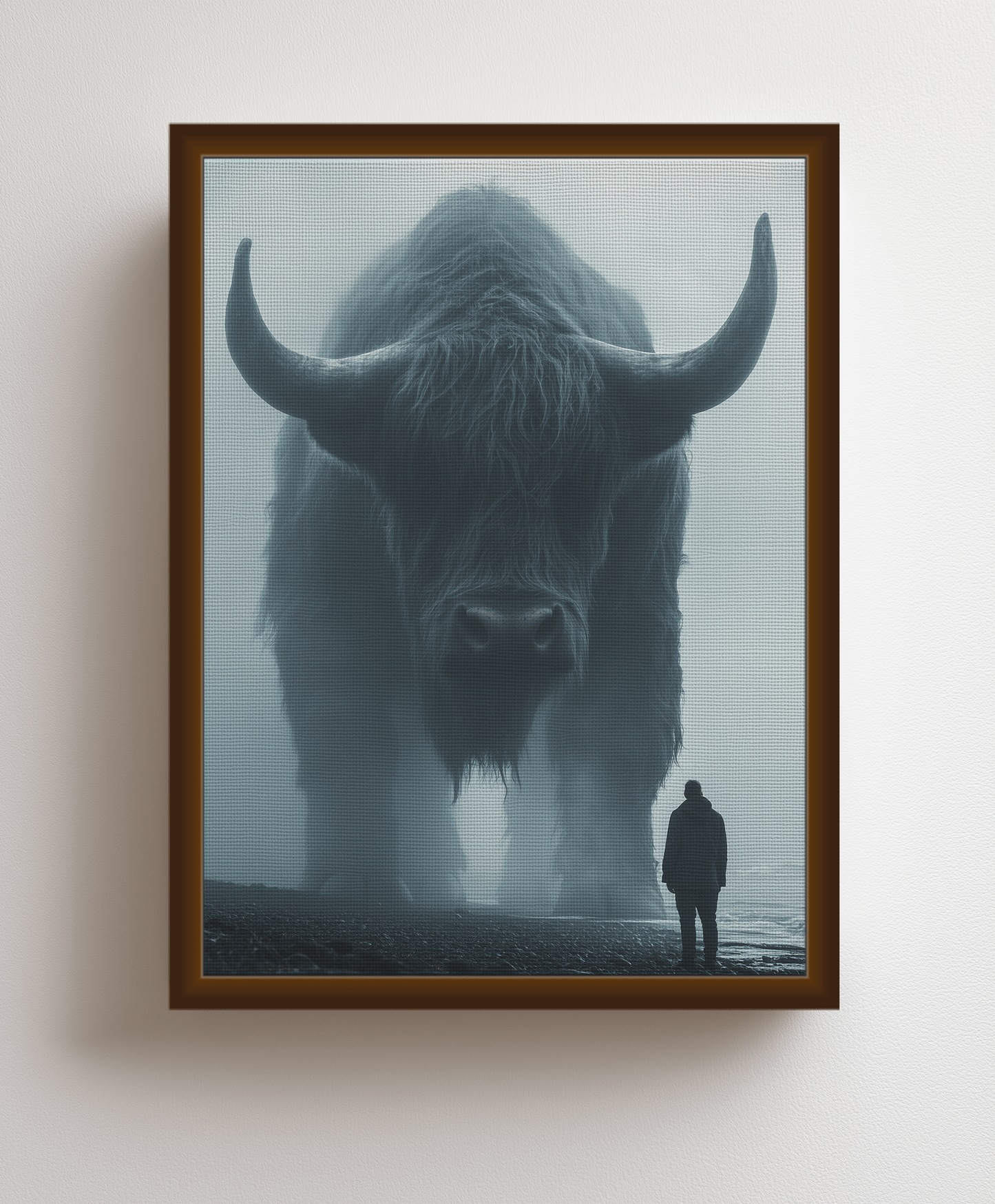 Canvas painting The Bull from Legends