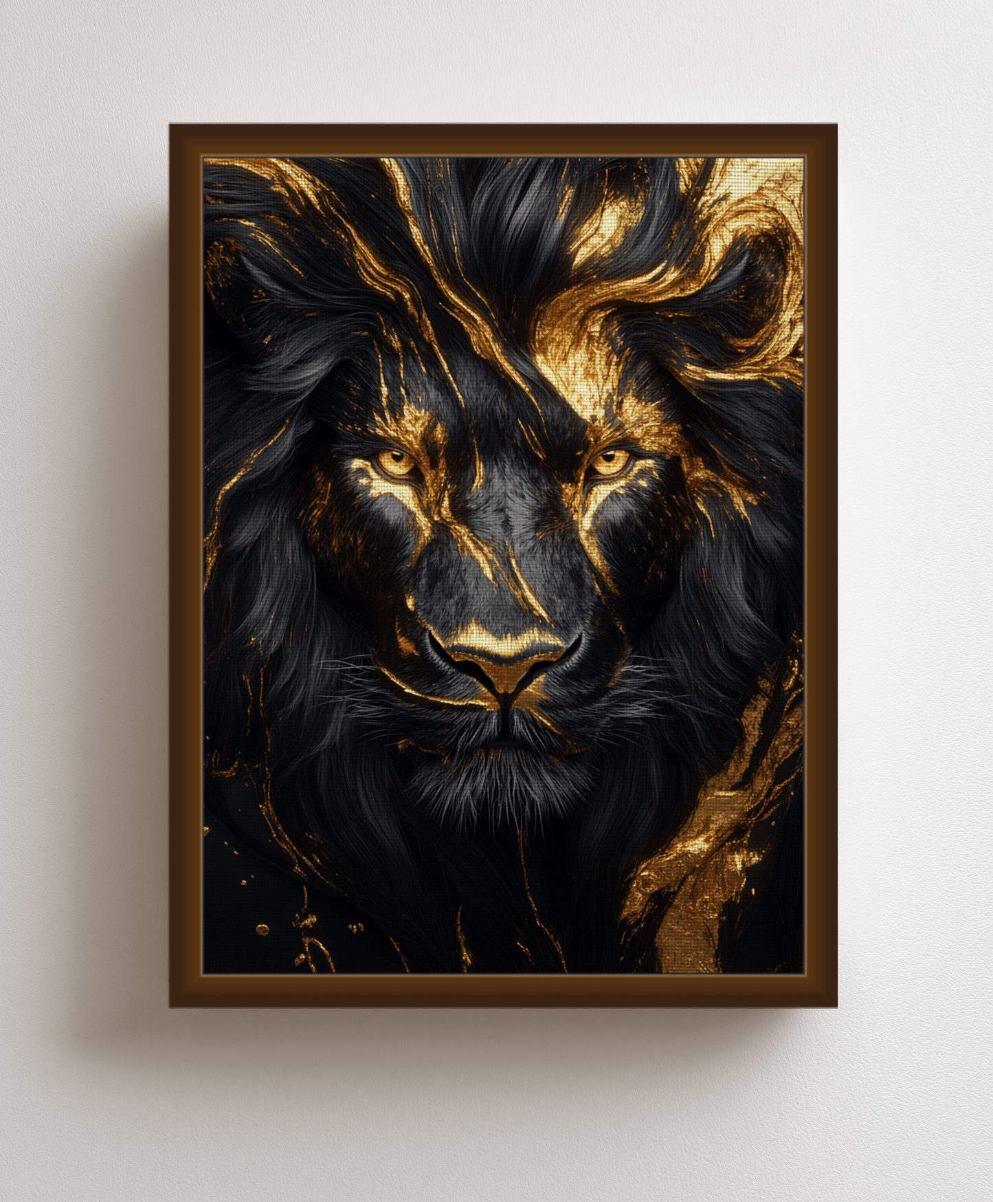 Canvas painting The Power of the Golden King