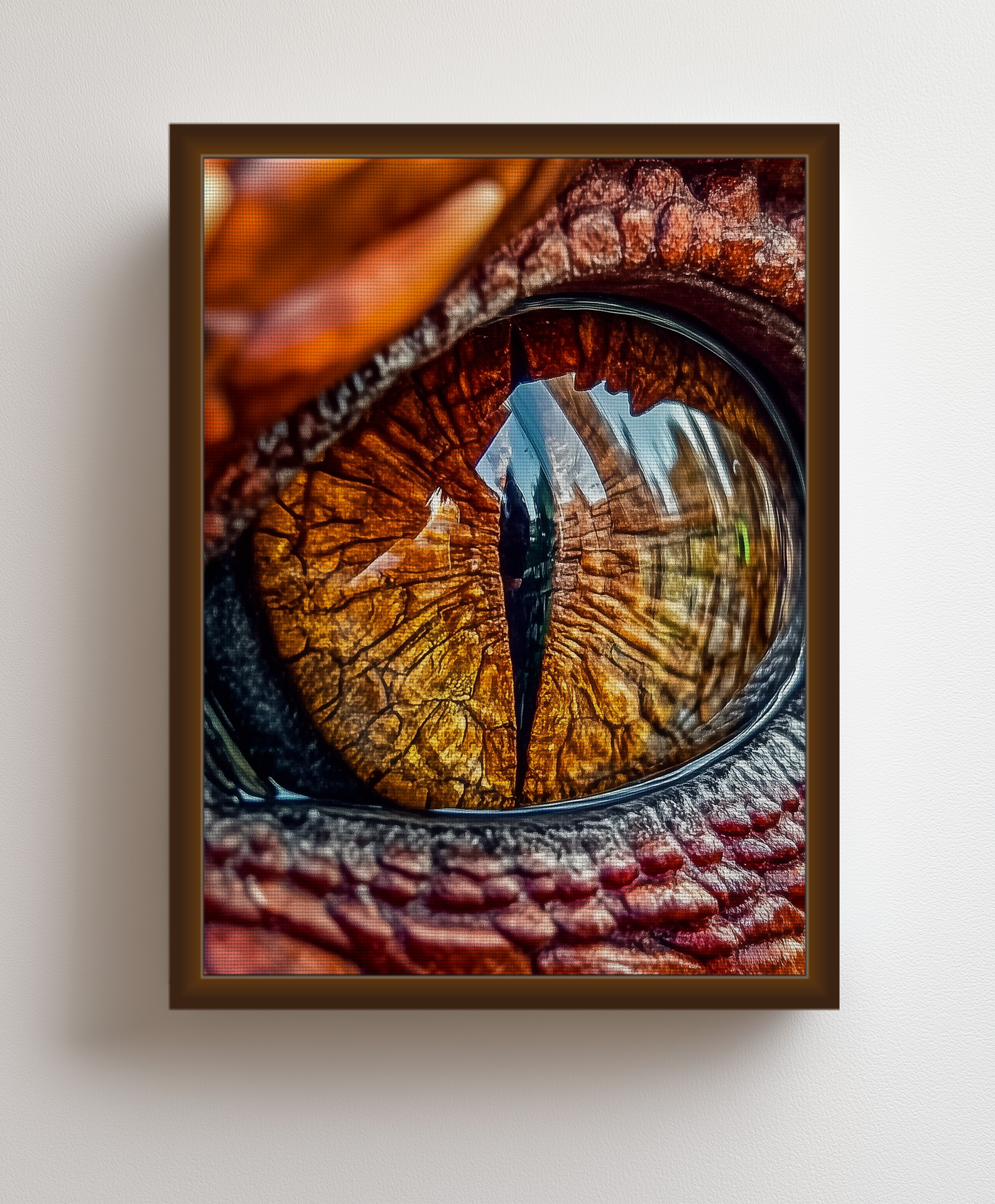 Gaze of the Dragon canvas painting