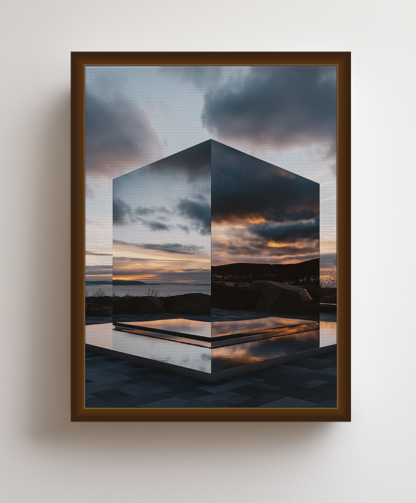 Infinite Reflections canvas painting