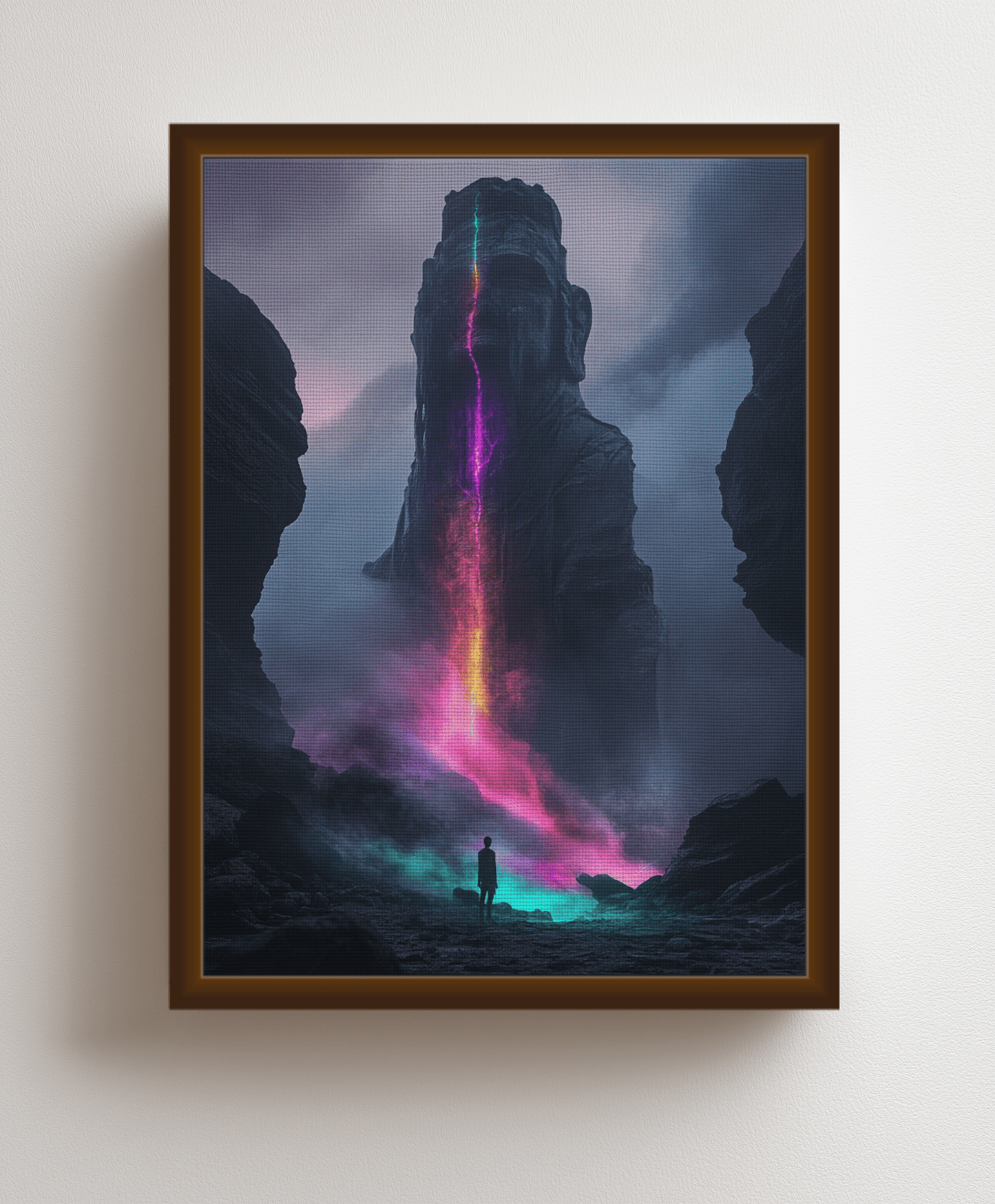 Cosmic Waterfall canvas painting