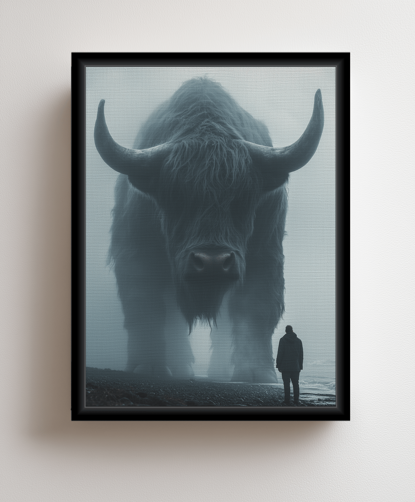 Canvas painting The Bull from Legends