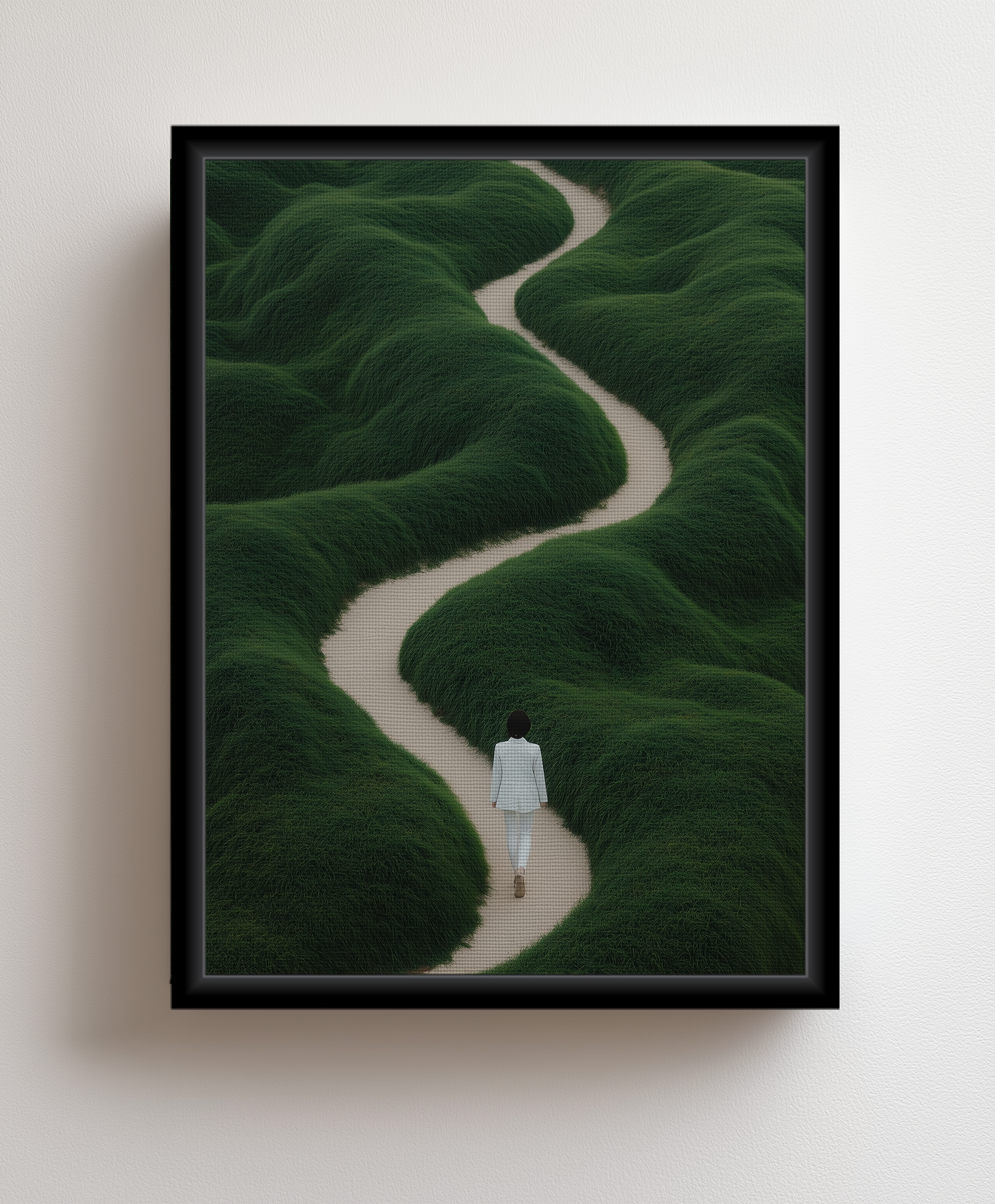 The Road of Loneliness Interactive Canvas Painting