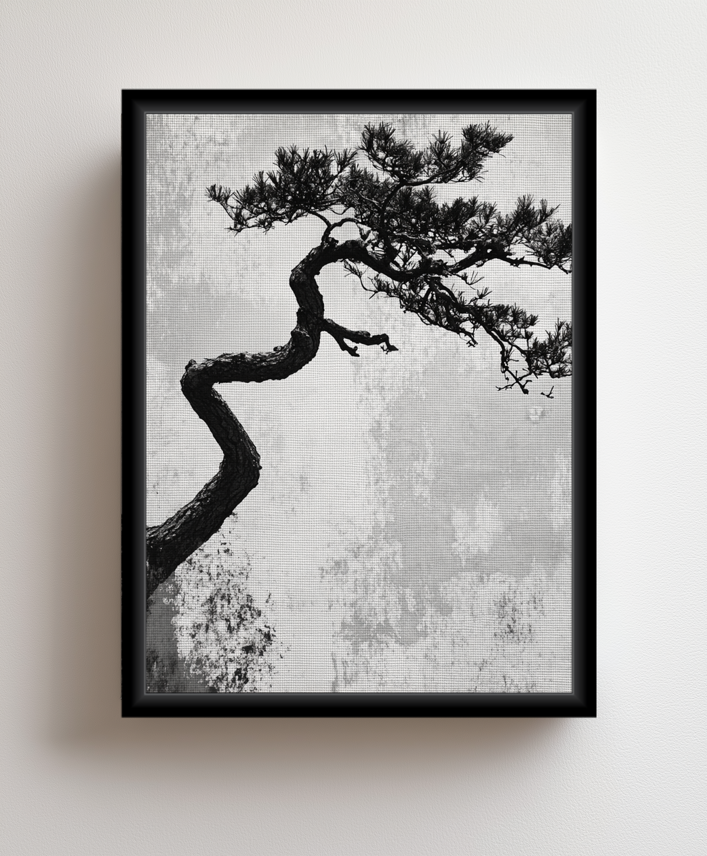 Tree Silhouette canvas painting