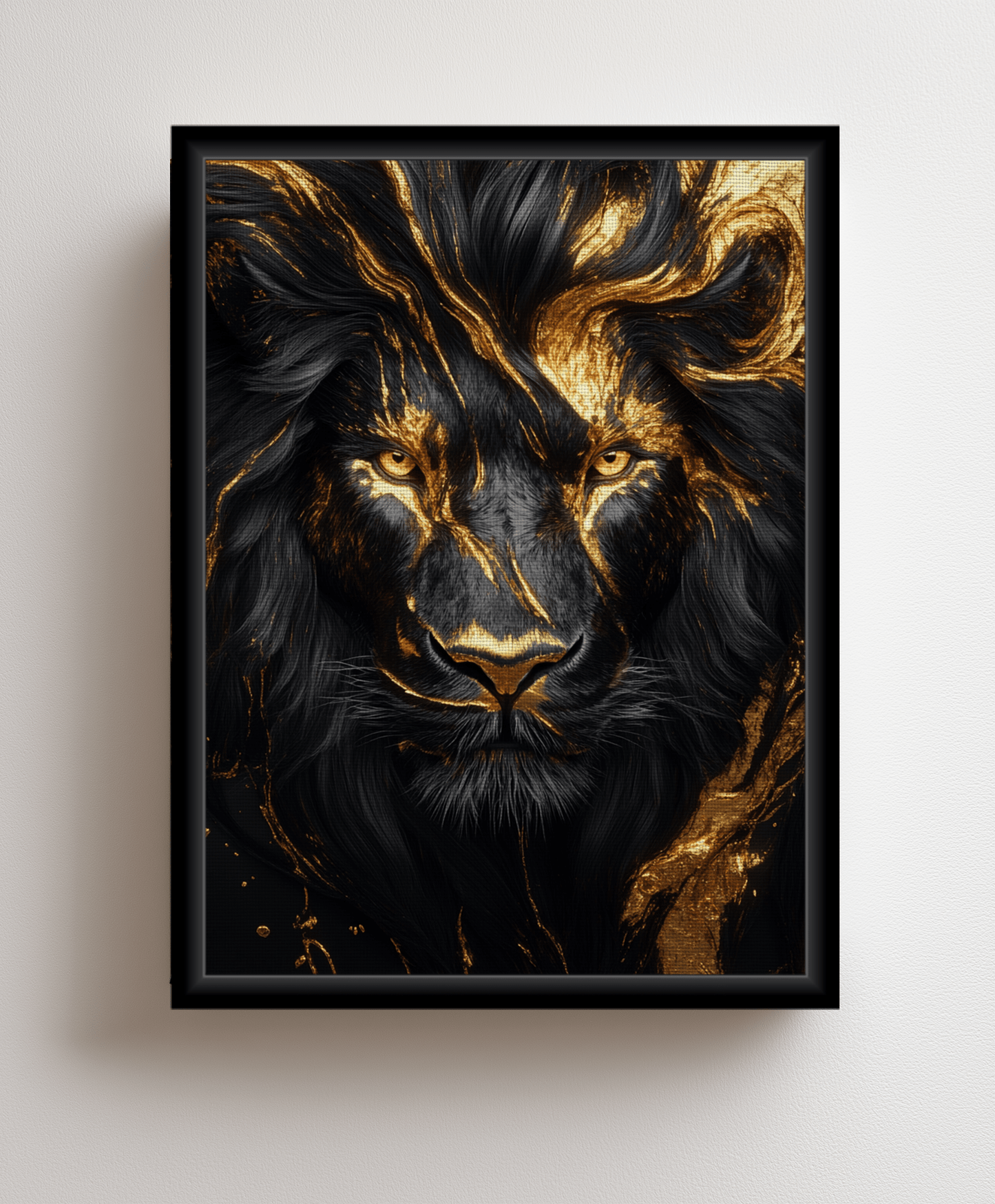 Canvas painting The Power of the Golden King