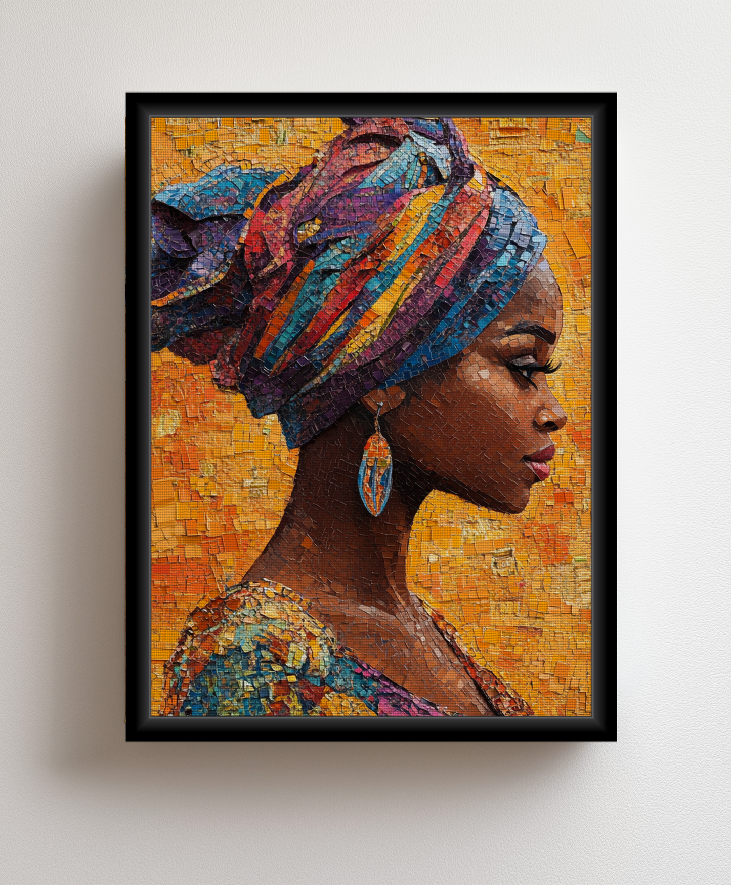 Queen of the Mosaic canvas painting