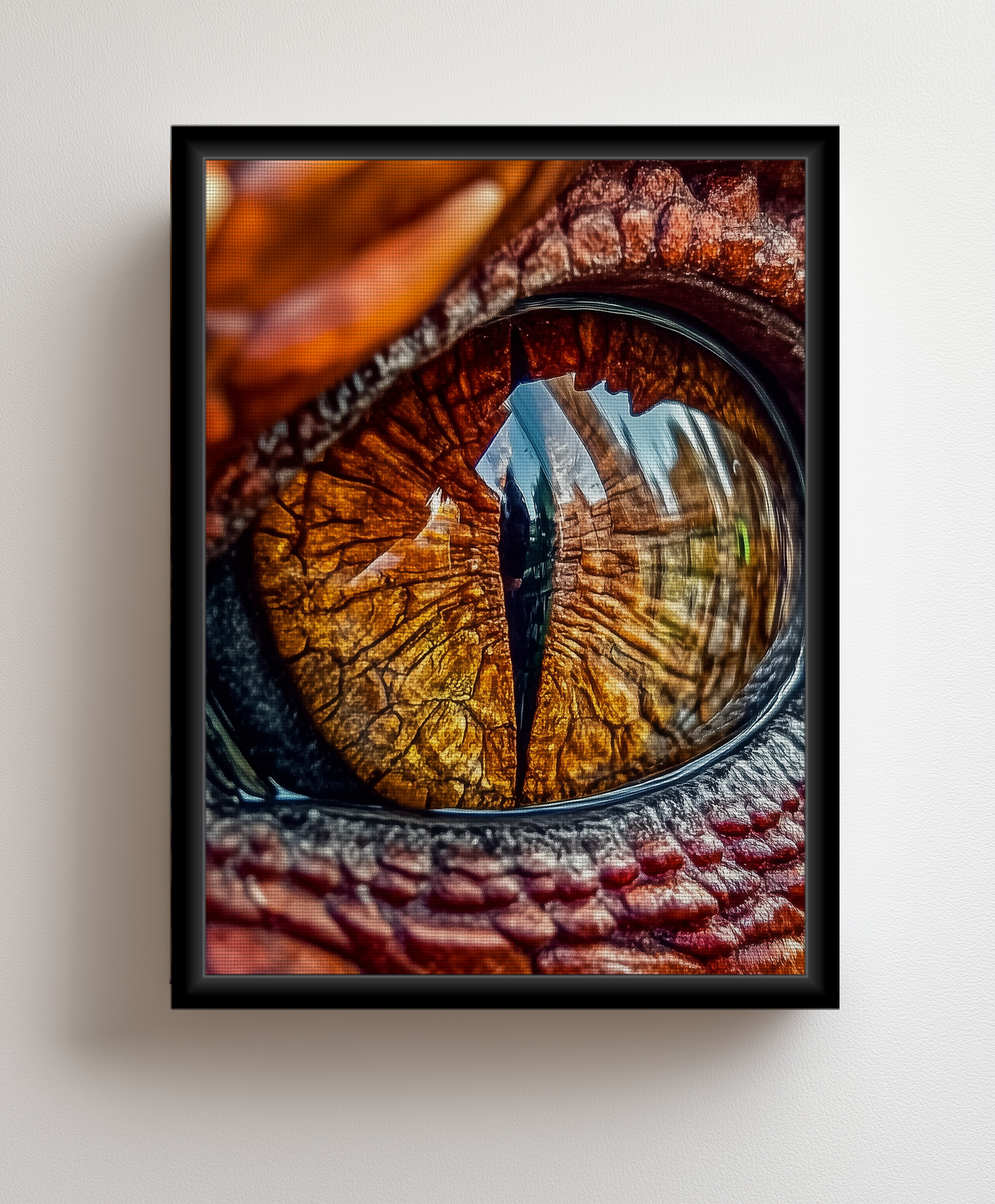 Gaze of the Dragon canvas painting