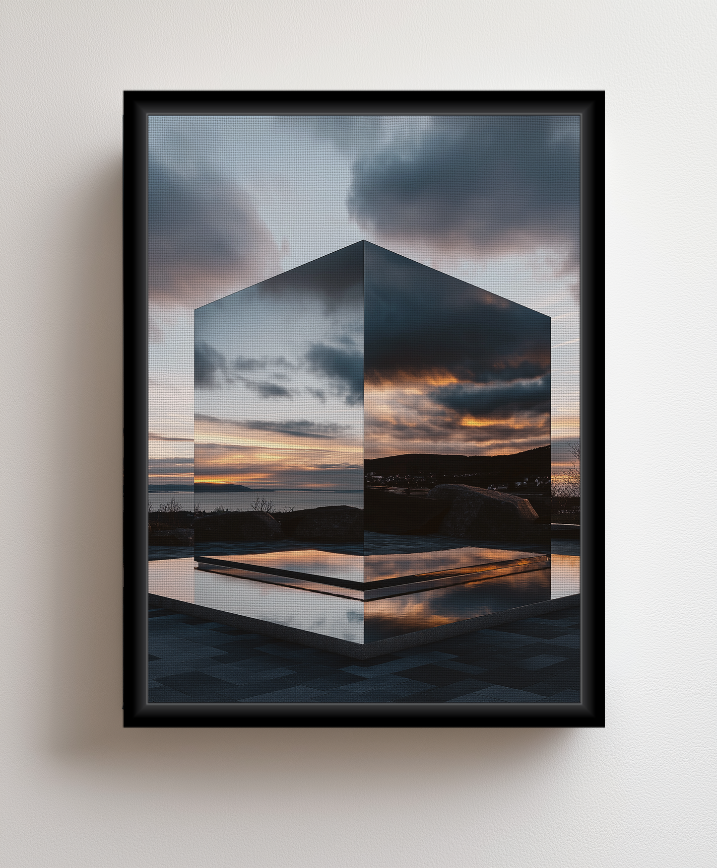 Infinite Reflections canvas painting