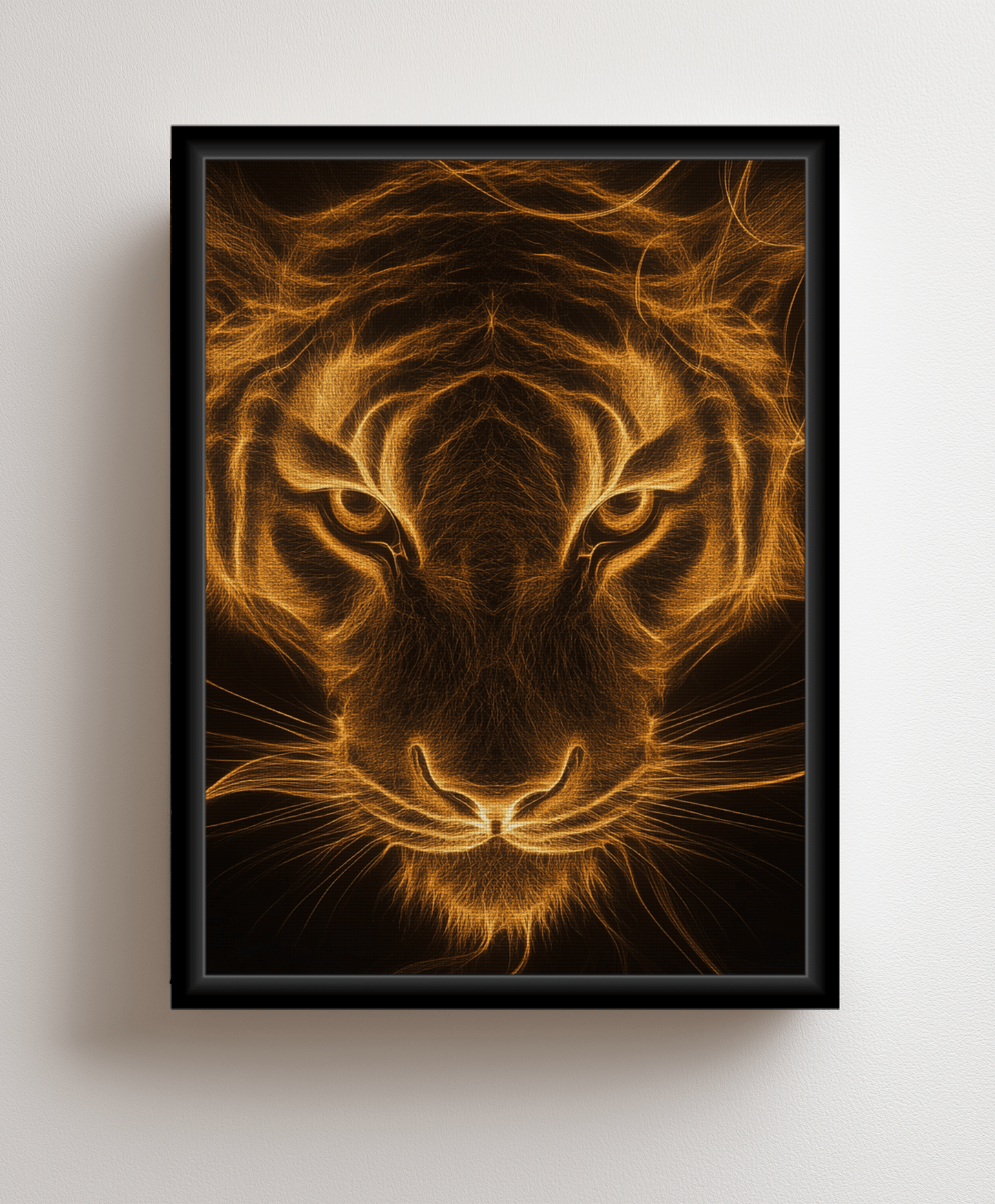 Canvas painting The Bright Gaze of the Tiger