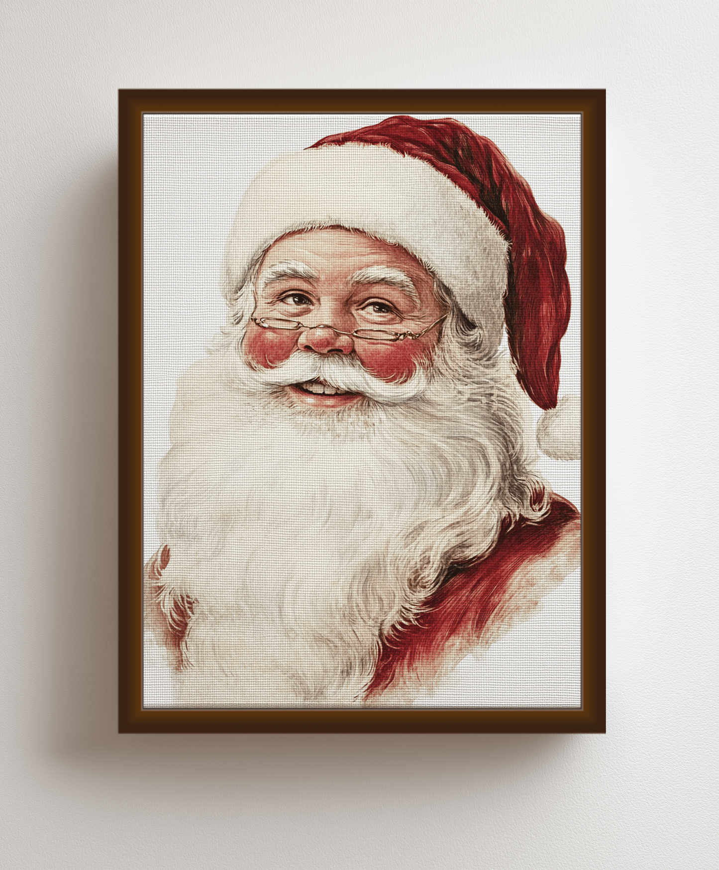 Canvas painting Santa Claus and the Magic of the Holidays