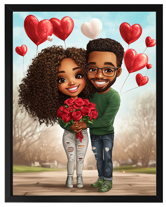 Personalized Cartoon Canvas V1