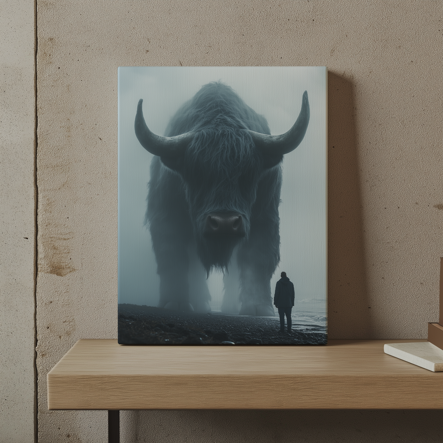 Canvas painting The Bull from Legends