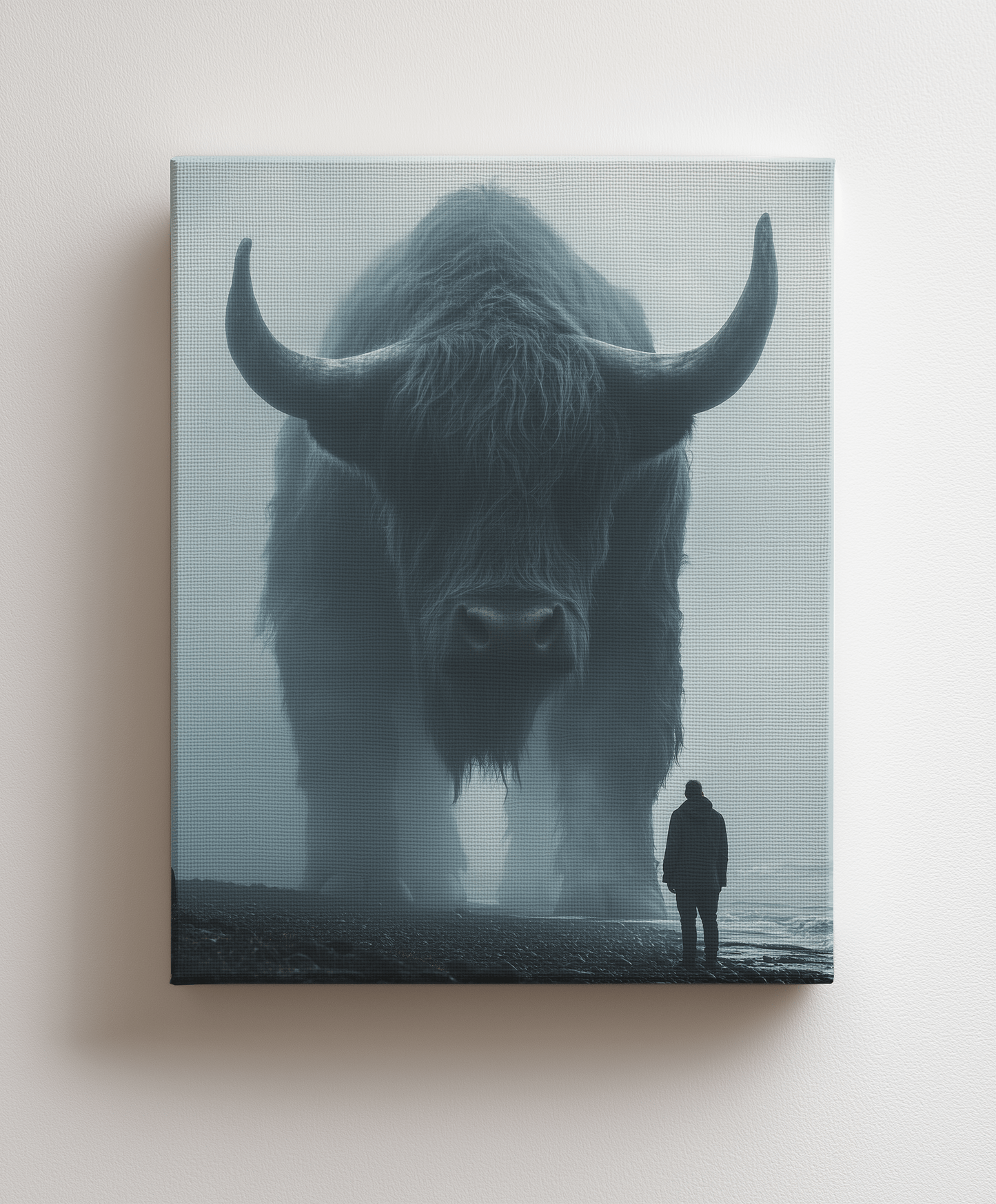 Canvas painting The Bull from Legends