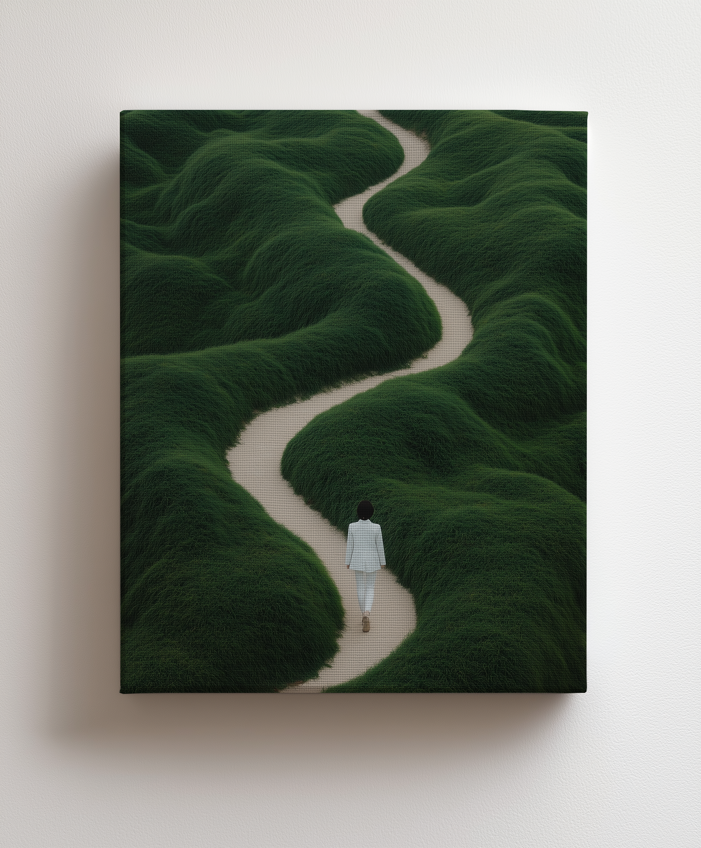 The Road of Loneliness Interactive Canvas Painting