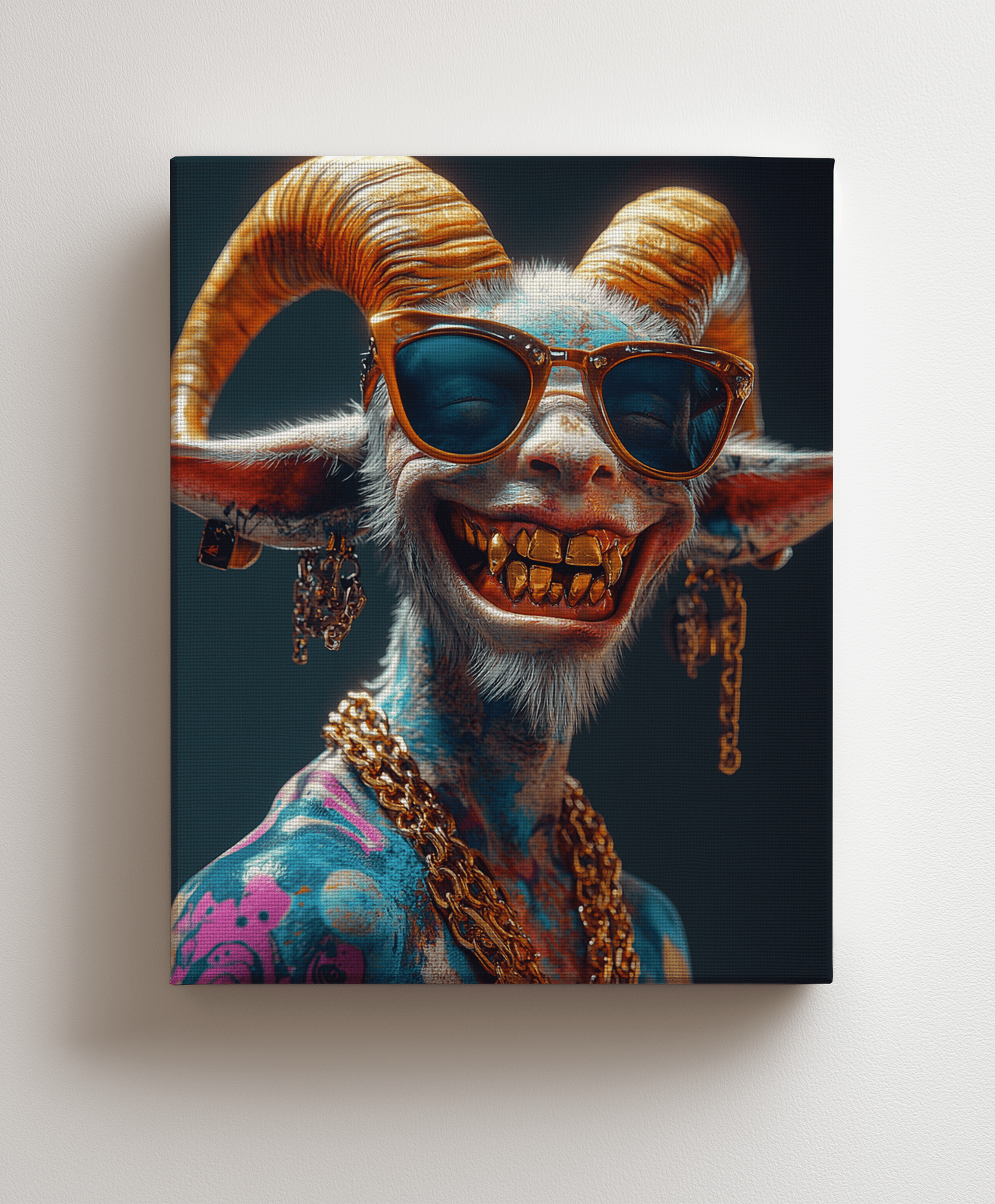 Canvas painting Urban Demon