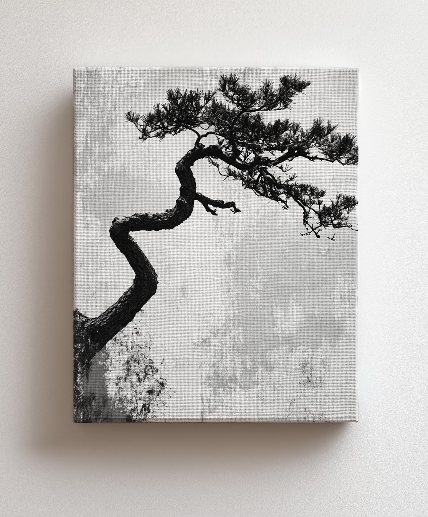 Tree Silhouette canvas painting