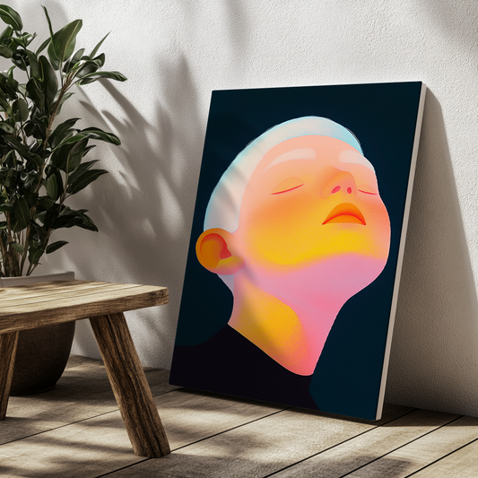 Chip of Light canvas painting