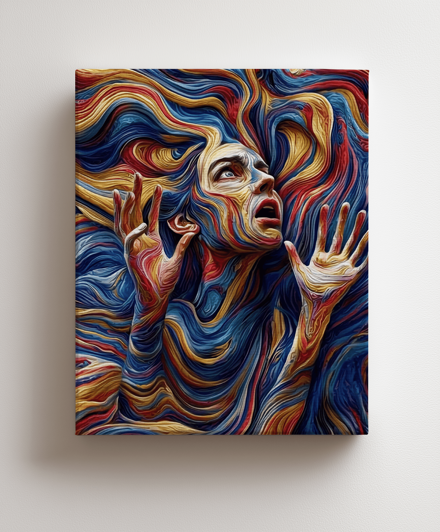 Canvas painting "Flow of Emotions"