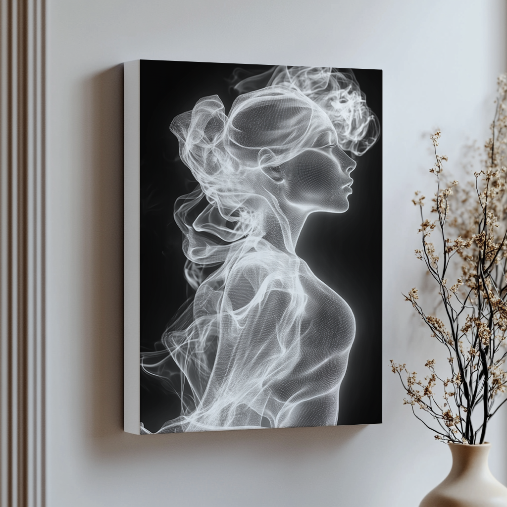 Canvas painting Shadow of Elegance