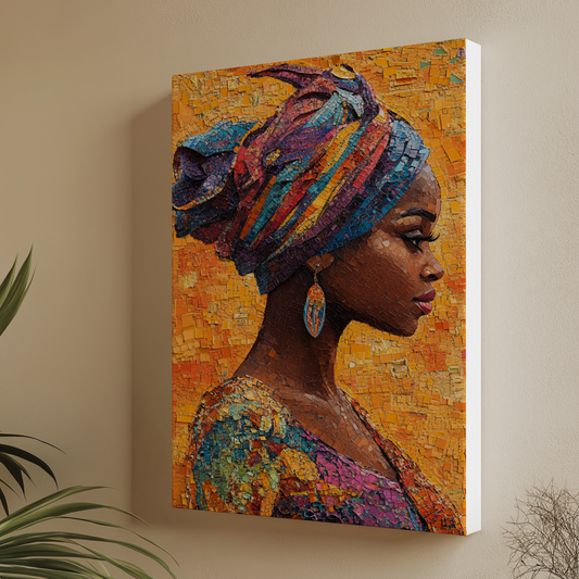 Queen of the Mosaic canvas painting