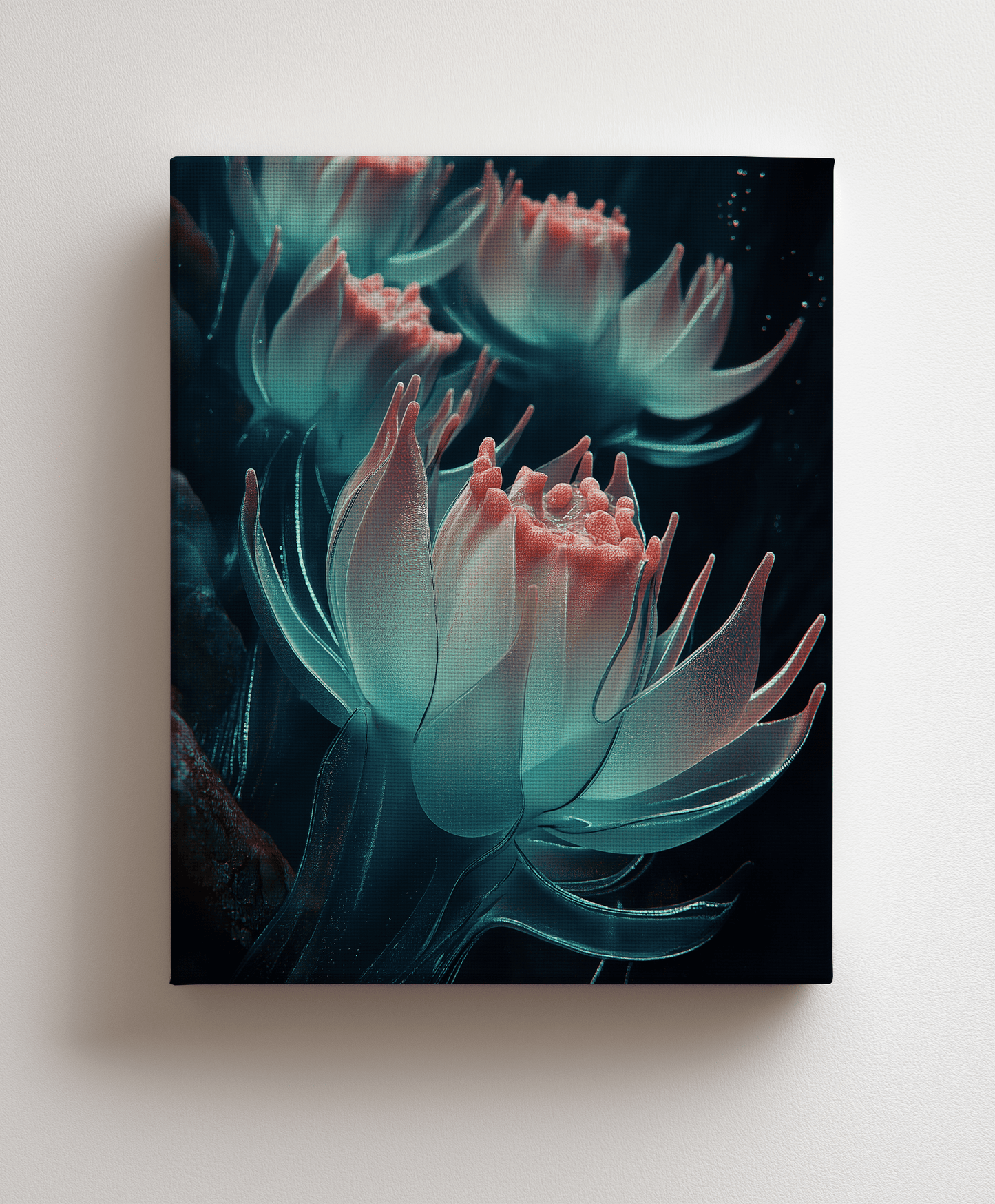 Canvas painting Flowers of the Deep