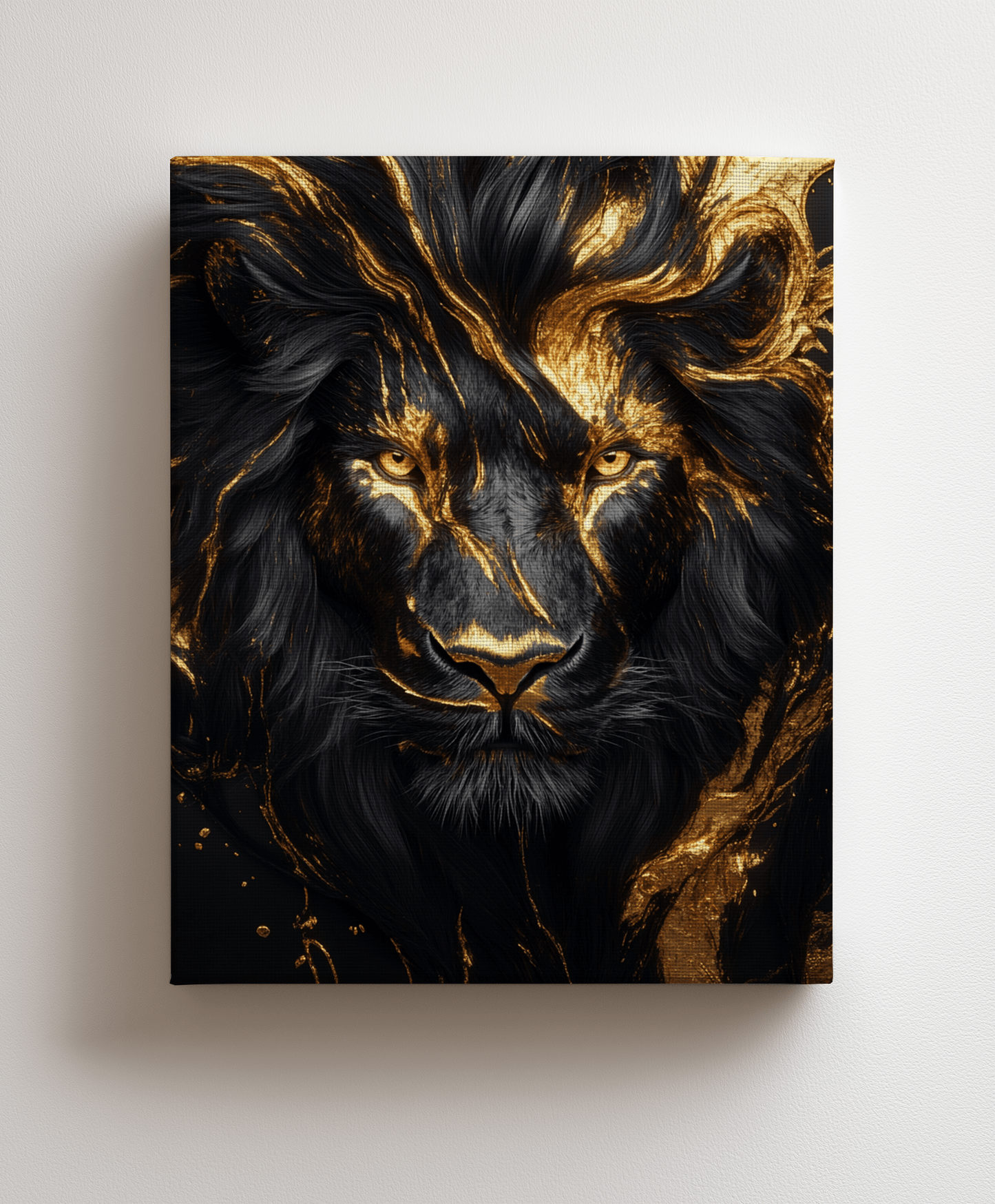 Canvas painting The Power of the Golden King