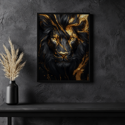 Canvas painting The Power of the Golden King