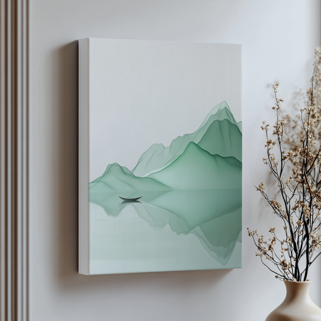 Canvas painting The Balance of Serenity