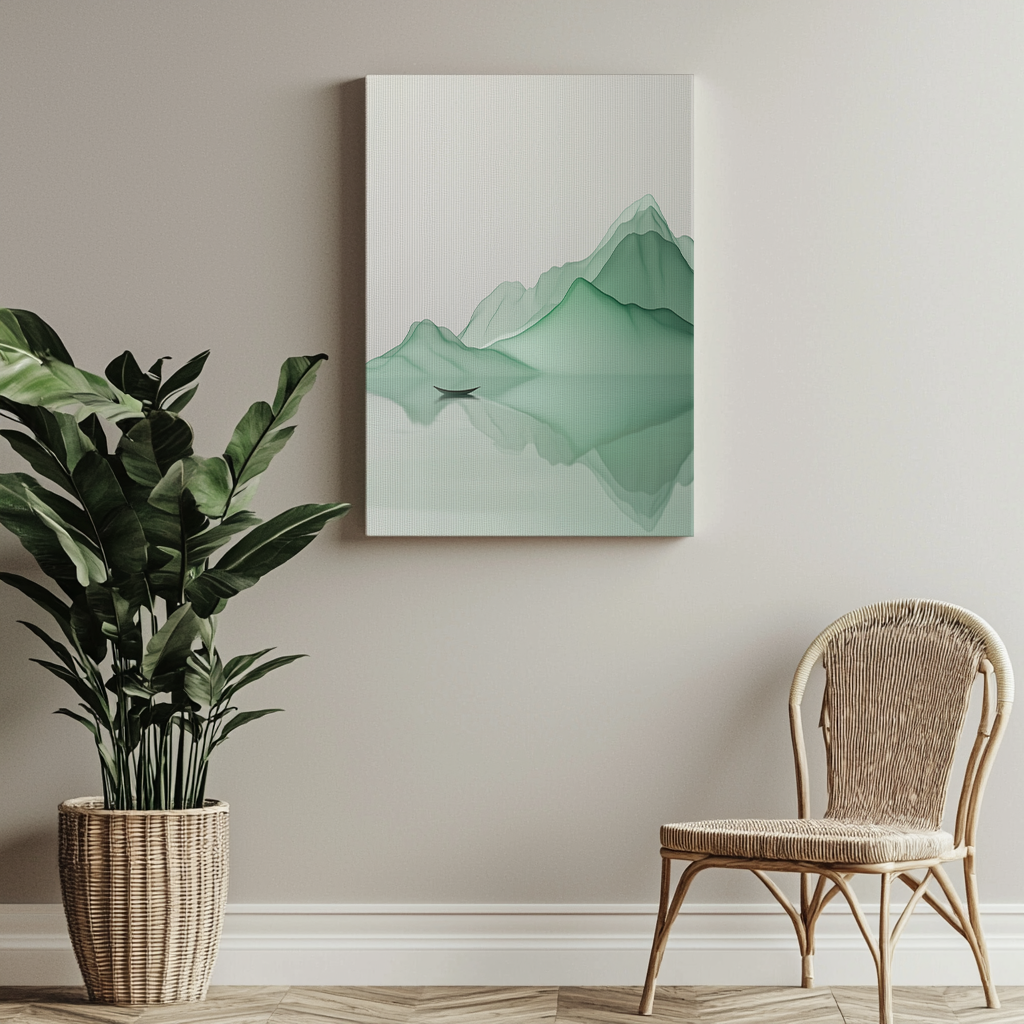 Canvas painting The Balance of Serenity