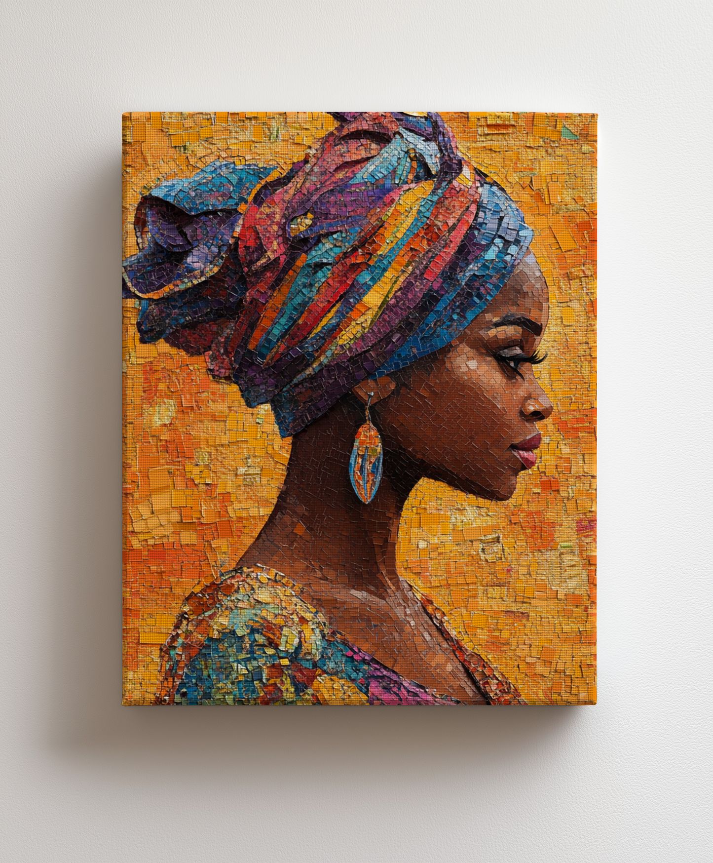 Queen of the Mosaic canvas painting