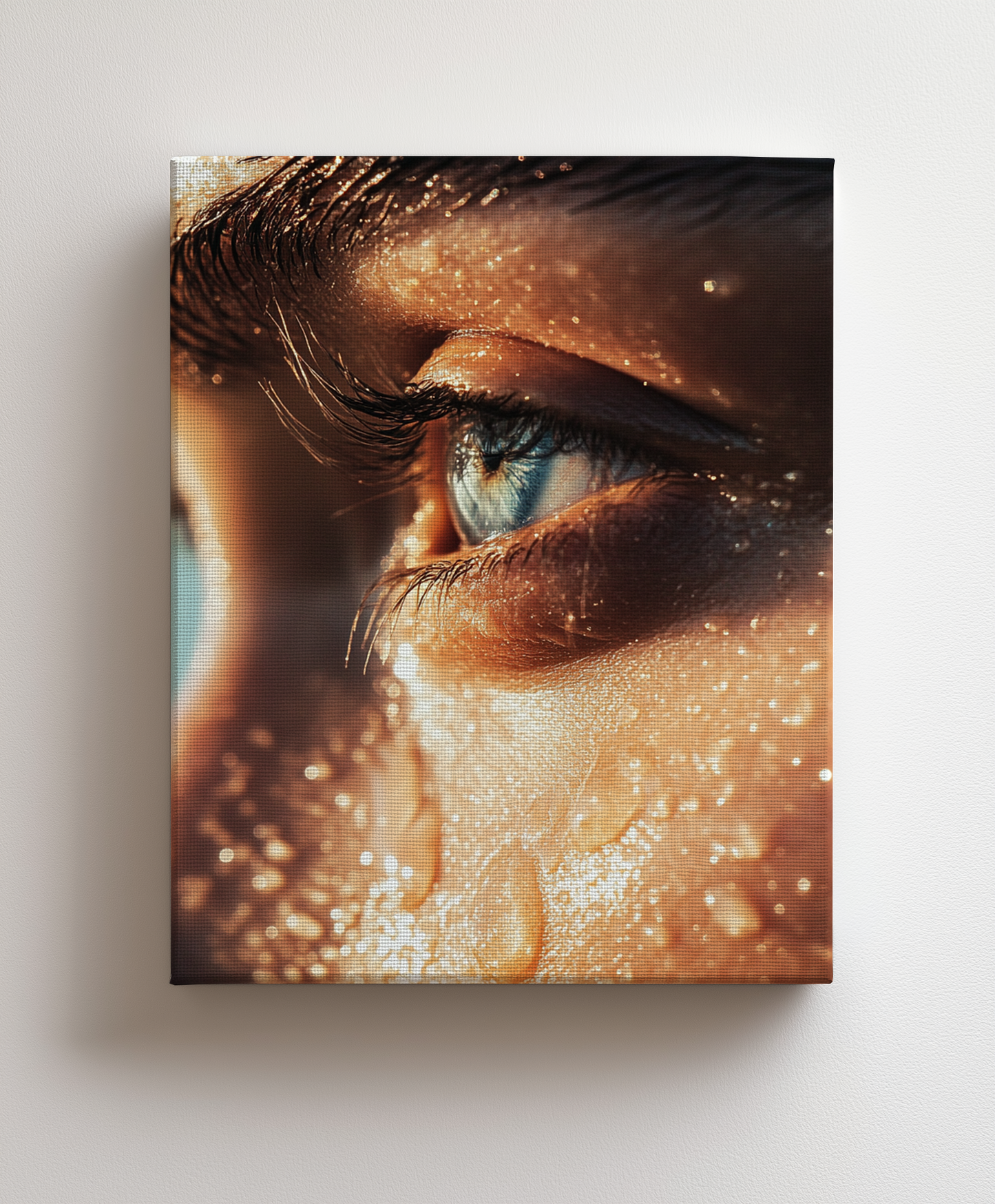 Radiant Profile canvas painting