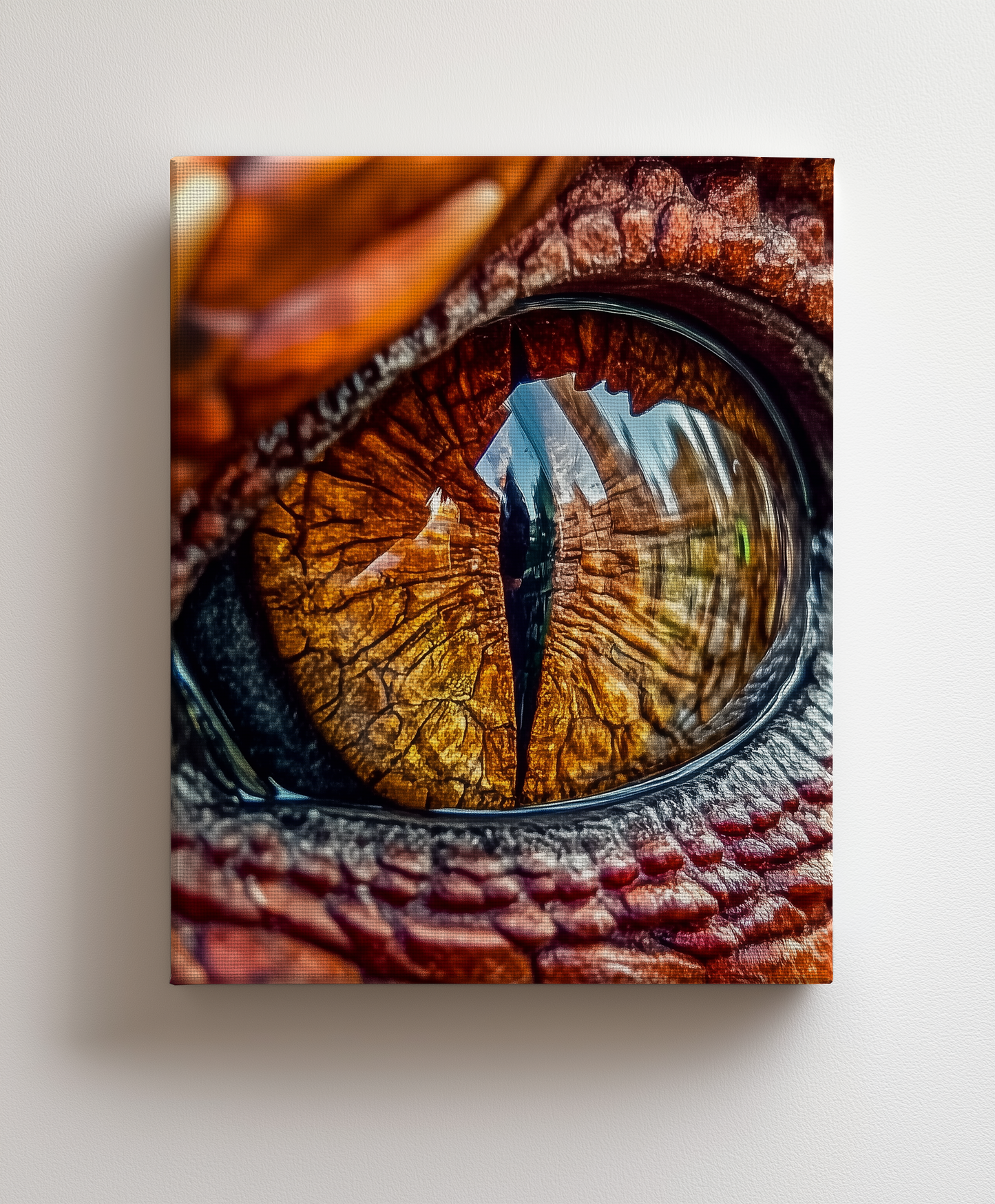 Gaze of the Dragon canvas painting