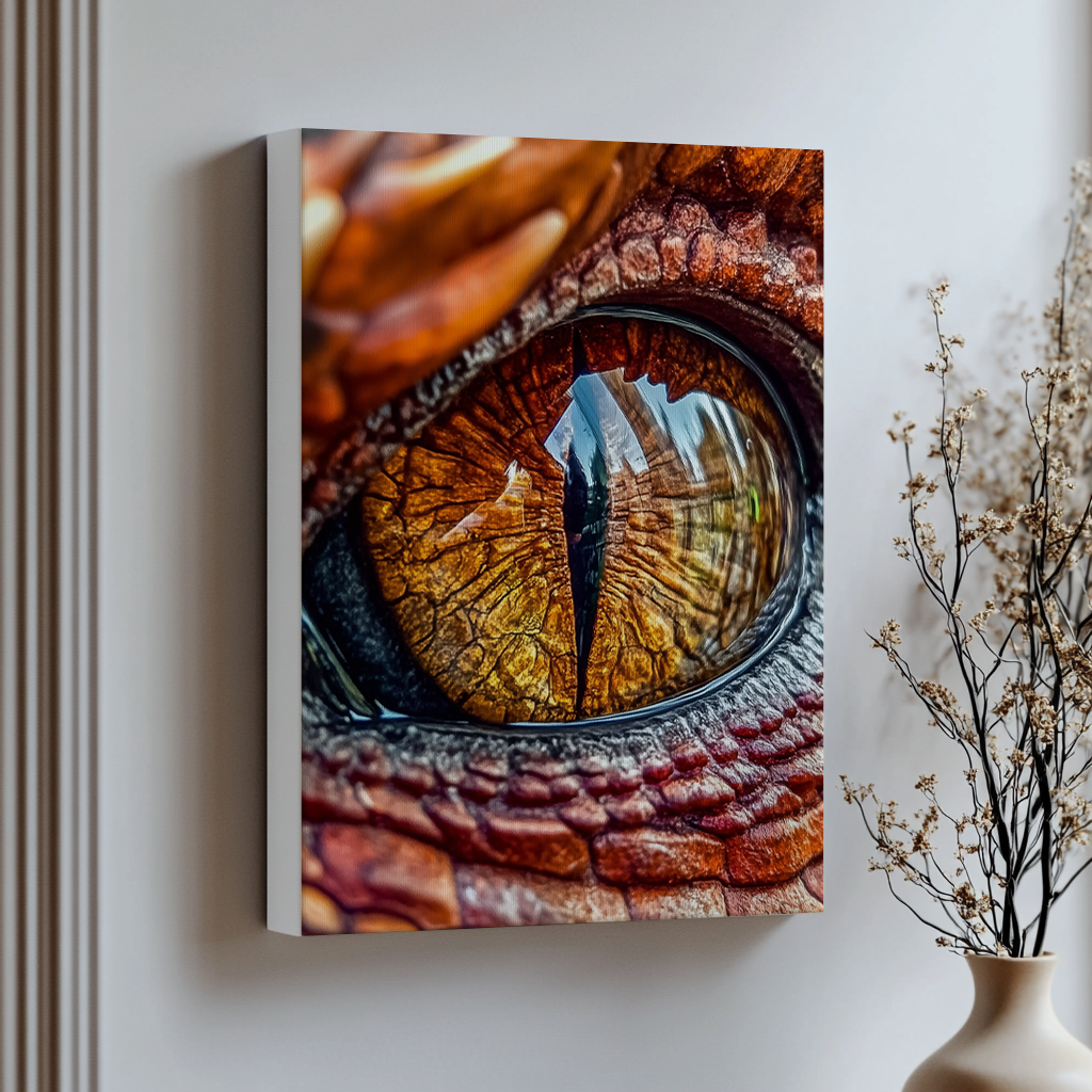 Gaze of the Dragon canvas painting