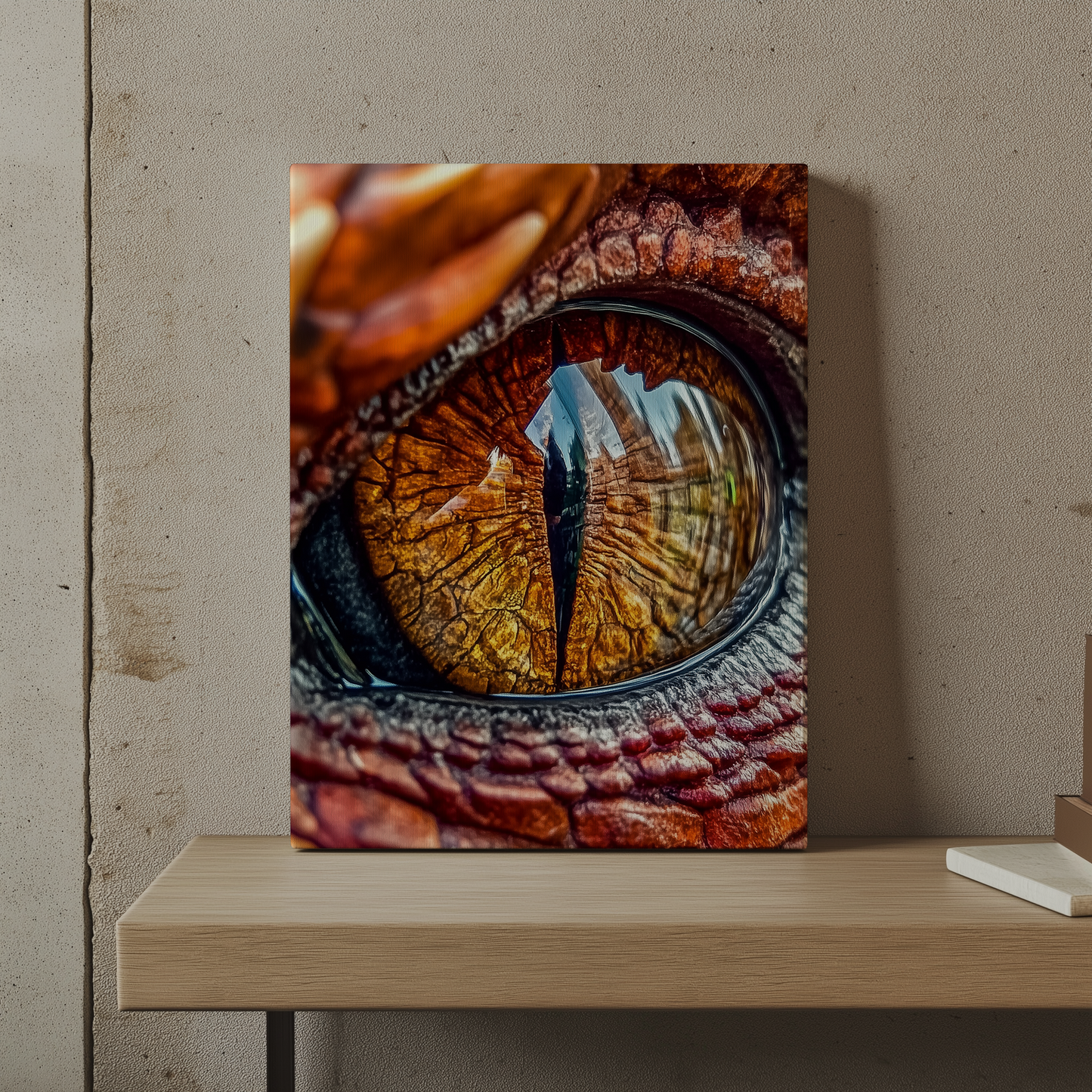 Gaze of the Dragon canvas painting