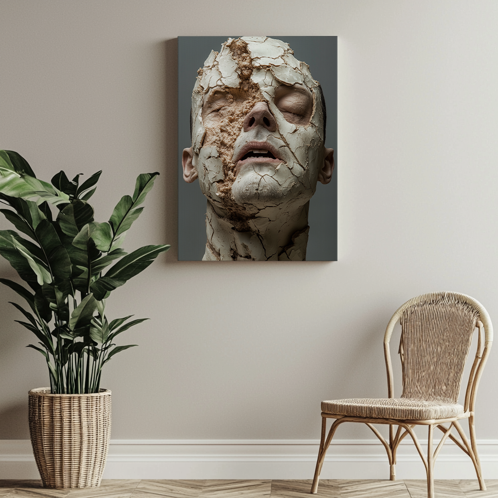 Canvas painting Human Metamorphosis