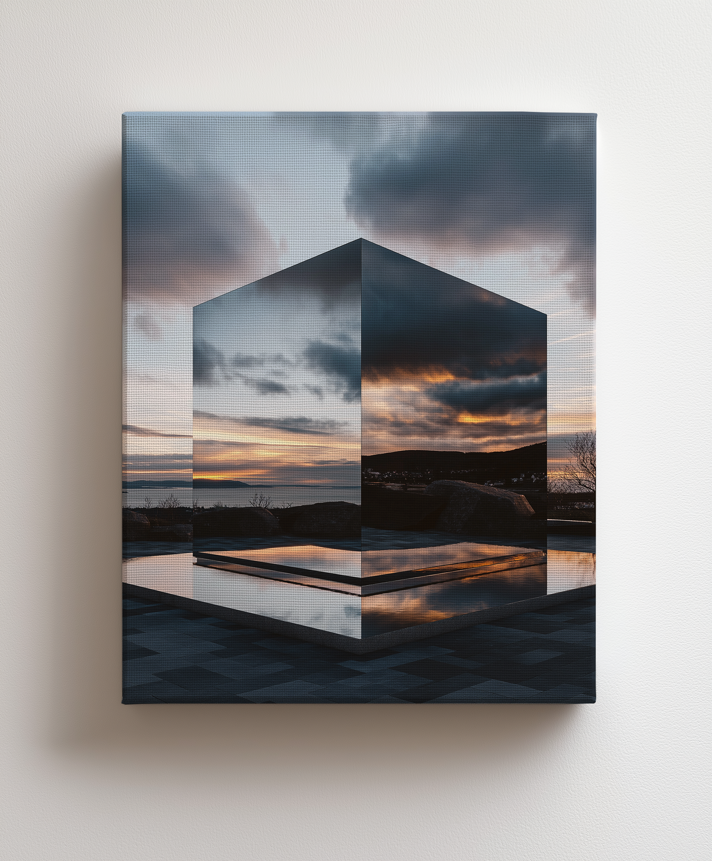 Infinite Reflections canvas painting