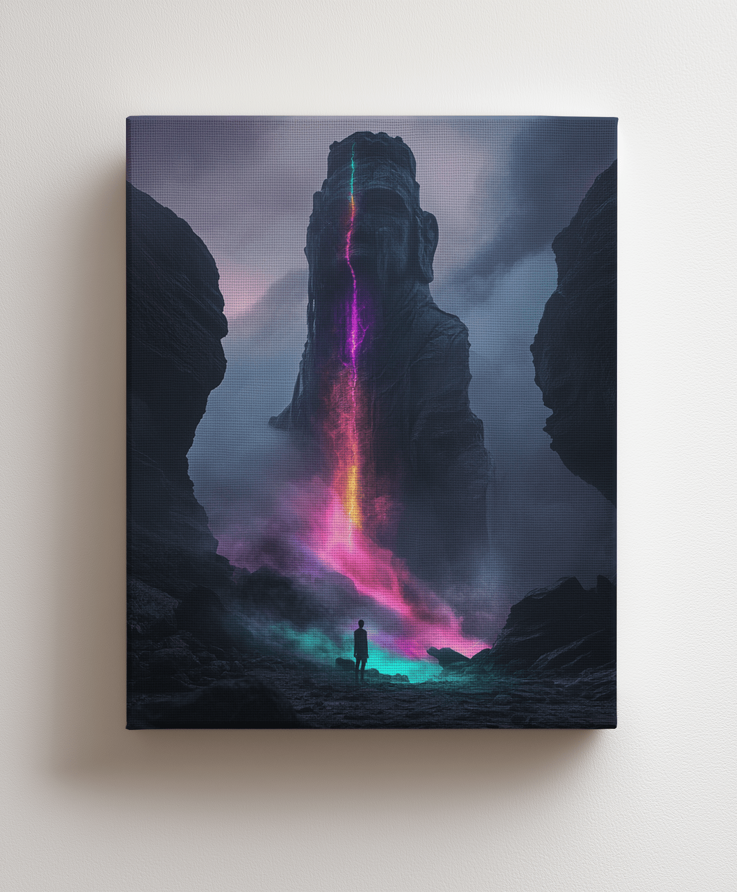 Cosmic Waterfall canvas painting