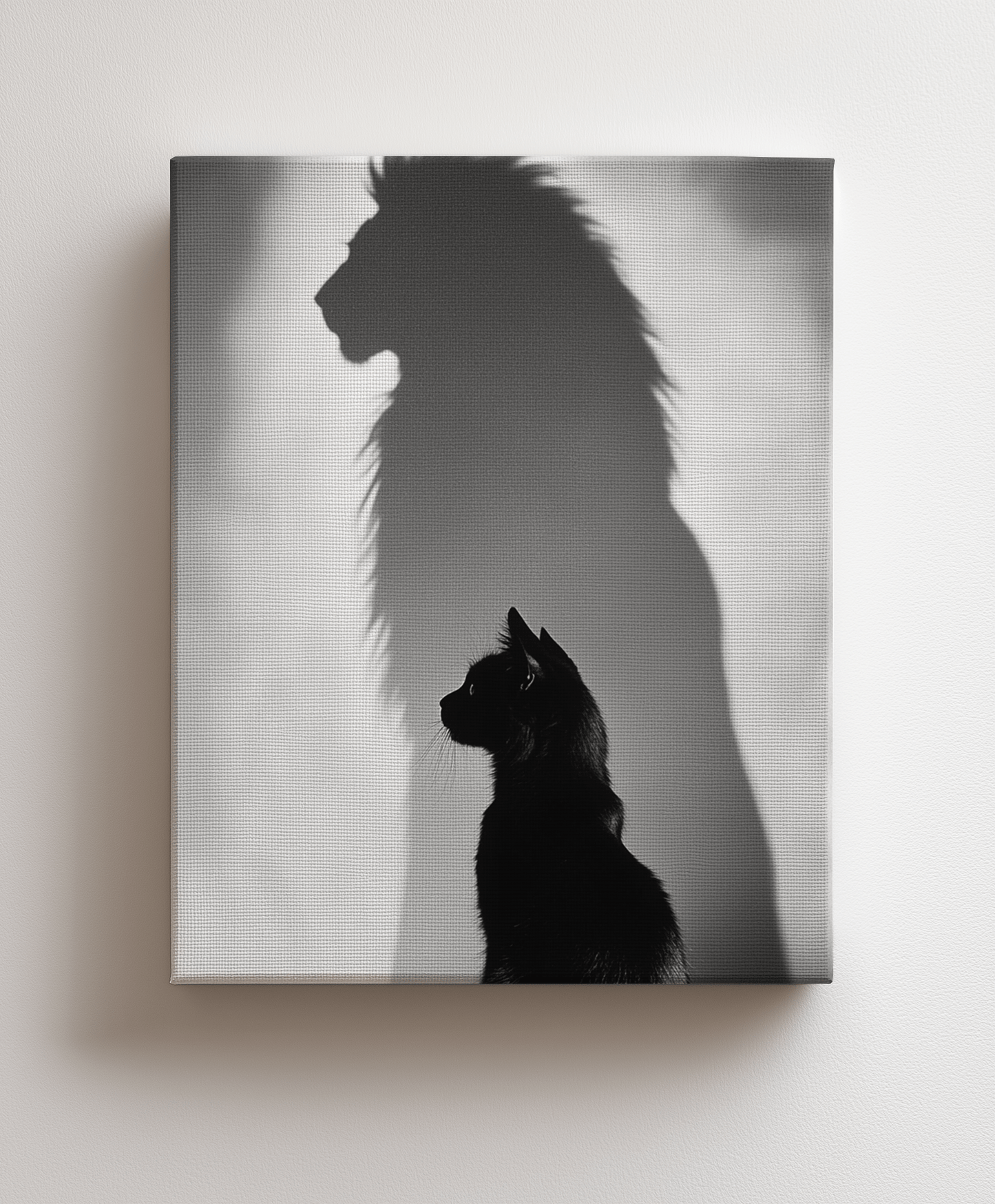 Canvas painting Cat with Royal Spirit