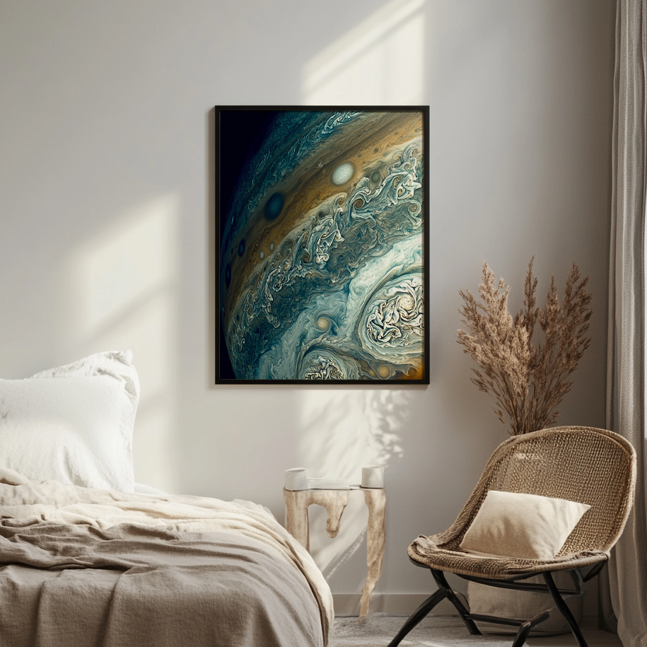 Canvas painting Planetary Elegance